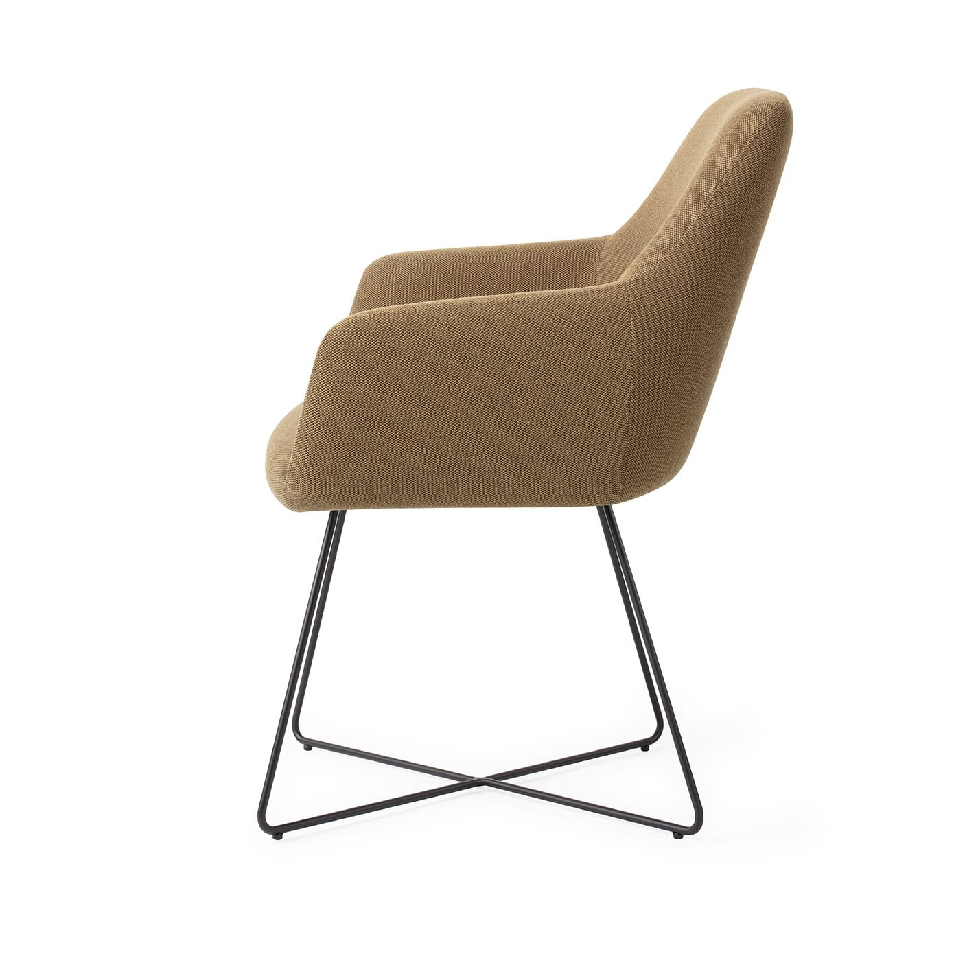 Jesper Home Eetkamerstoel 'Hiroo' Cross Black, kleur Willow