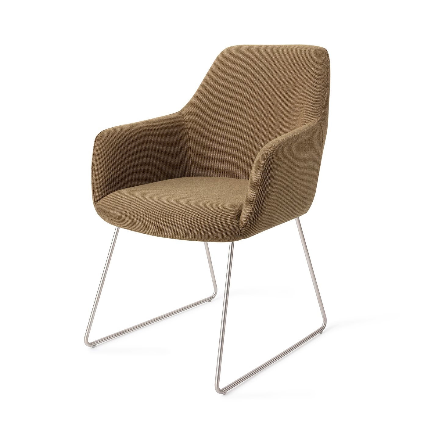 Jesper Home Eetkamerstoel 'Hiroo' Slide Steel, kleur Willow