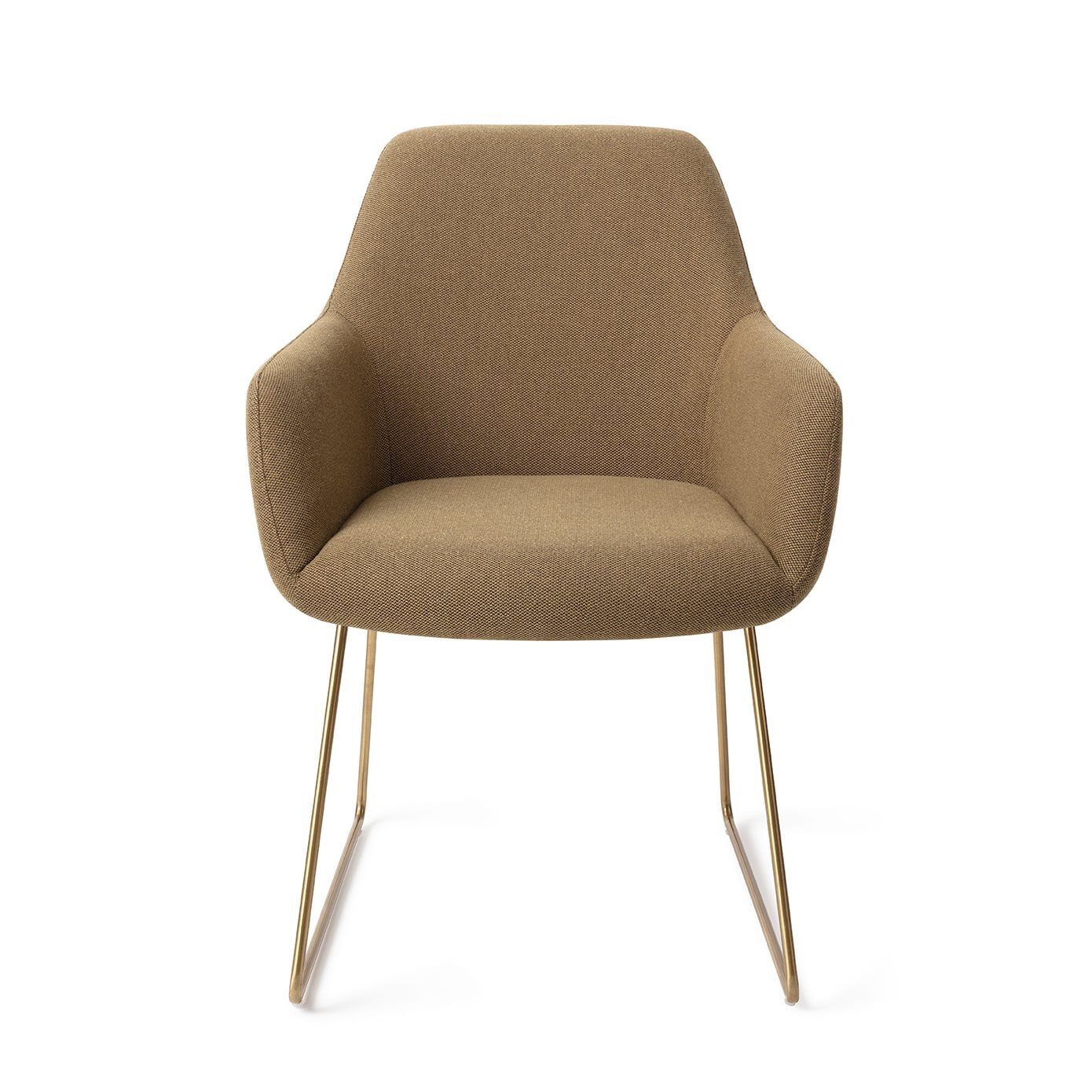 Jesper Home Eetkamerstoel 'Hiroo' Slide Gold, kleur Willow