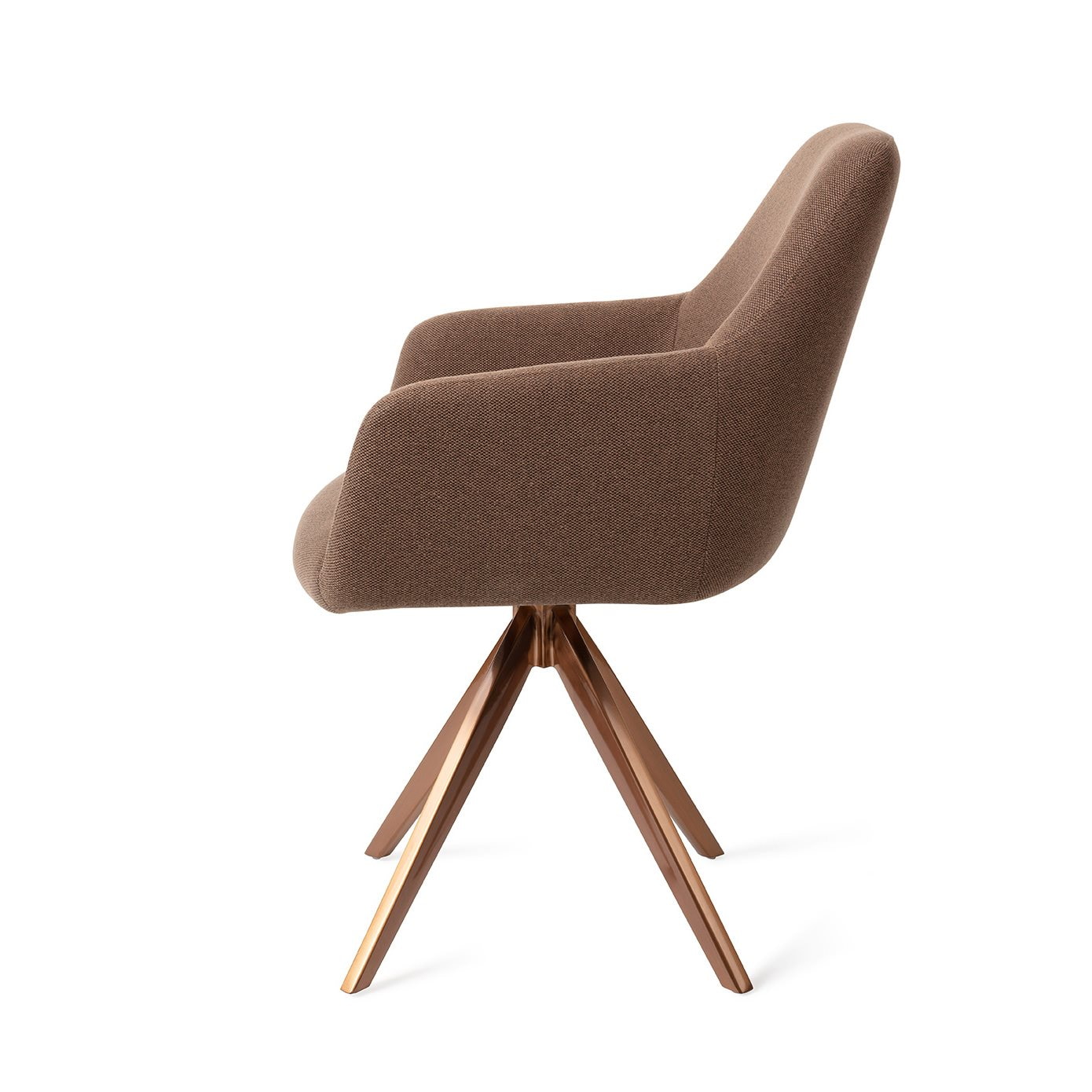 Jesper Home Eetkamerstoel 'Hiroo' Draaibaar, Turn Rose, kleur Rustic Rye