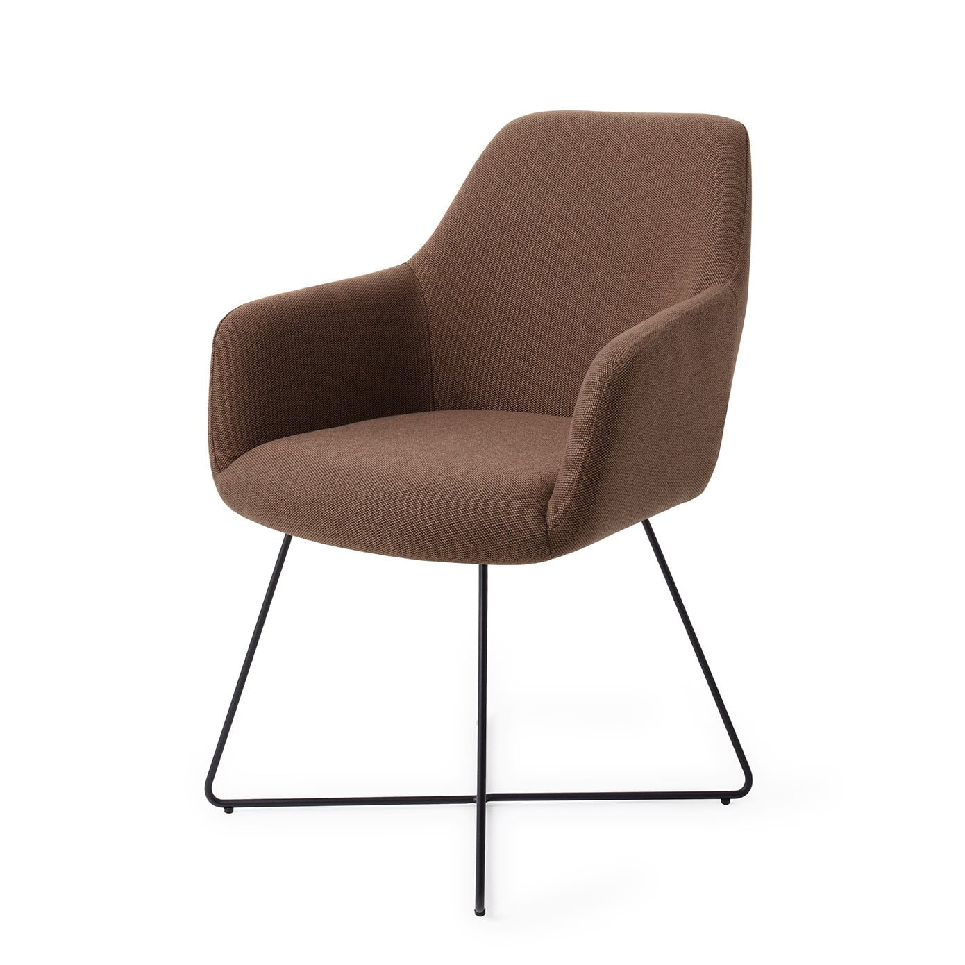Jesper Home Eetkamerstoel 'Hiroo' Cross Black, kleur Rustic Rye