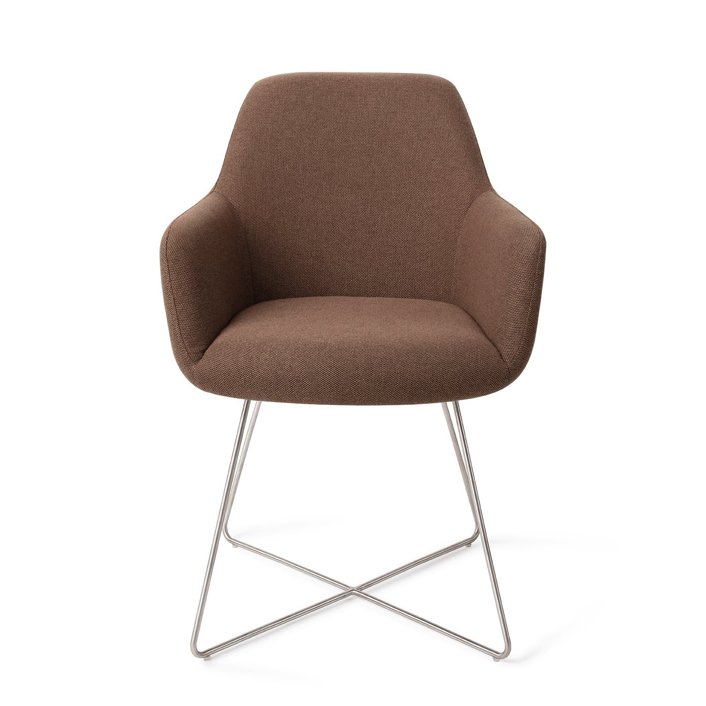 Jesper Home Eetkamerstoel 'Hiroo' Cross Steel, kleur Rustic Rye
