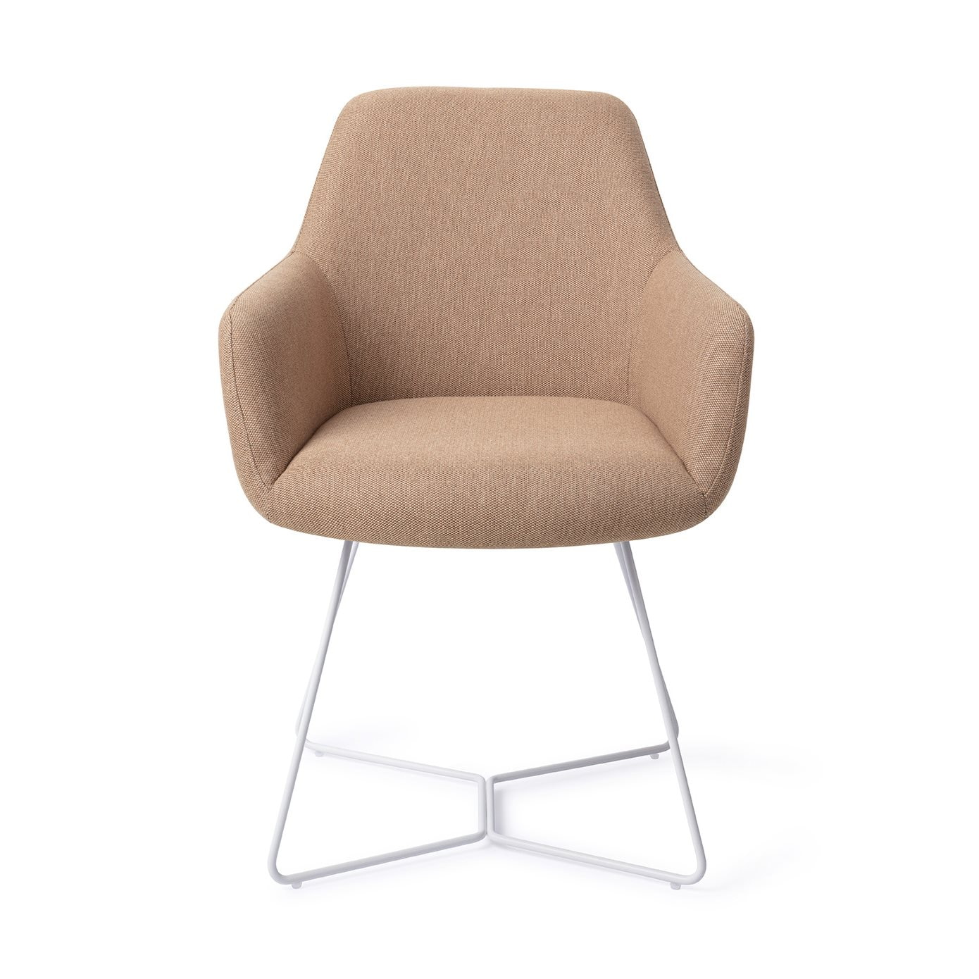 Jesper Home Eetkamerstoel 'Hiroo' Beehive White, kleur Whisper Wheat