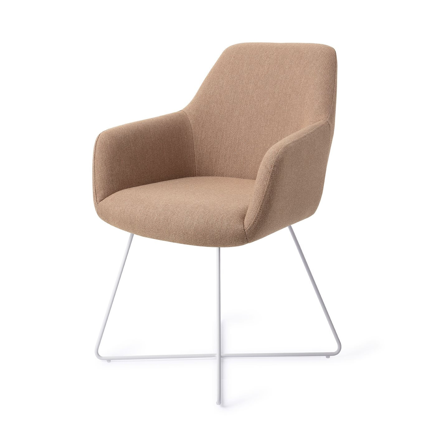 Jesper Home Eetkamerstoel Hiroo Cross White - Whisper Wheat