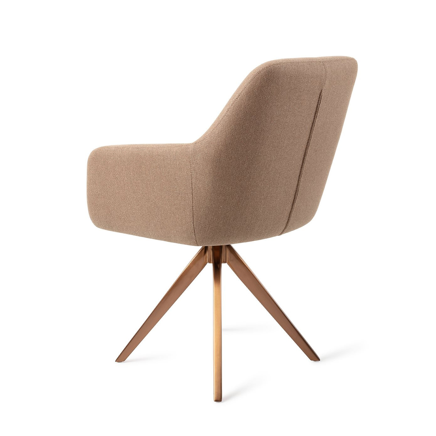Jesper Home Eetkamerstoel 'Hiroo' Draaibaar, Turn Rose, kleur Whisper Wheat