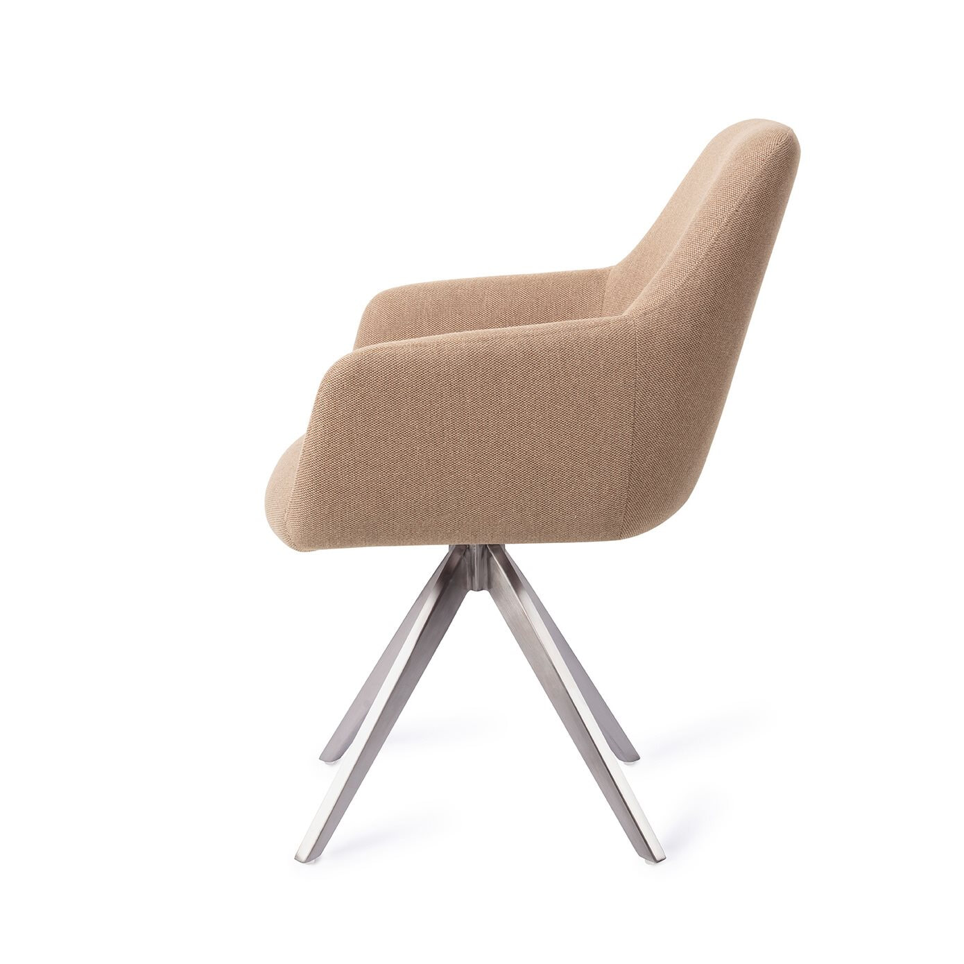 Jesper Home Eetkamerstoel 'Hiroo' Draaibaar, Turn Steel, kleur Whisper Wheat