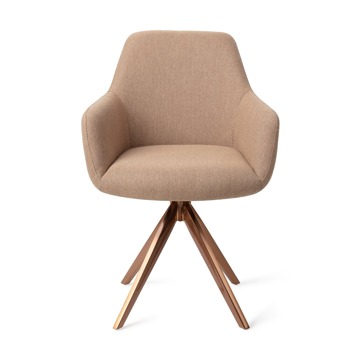 Jesper Home Eetkamerstoel 'Hiroo' Draaibaar, Turn Rose, kleur Whisper Wheat
