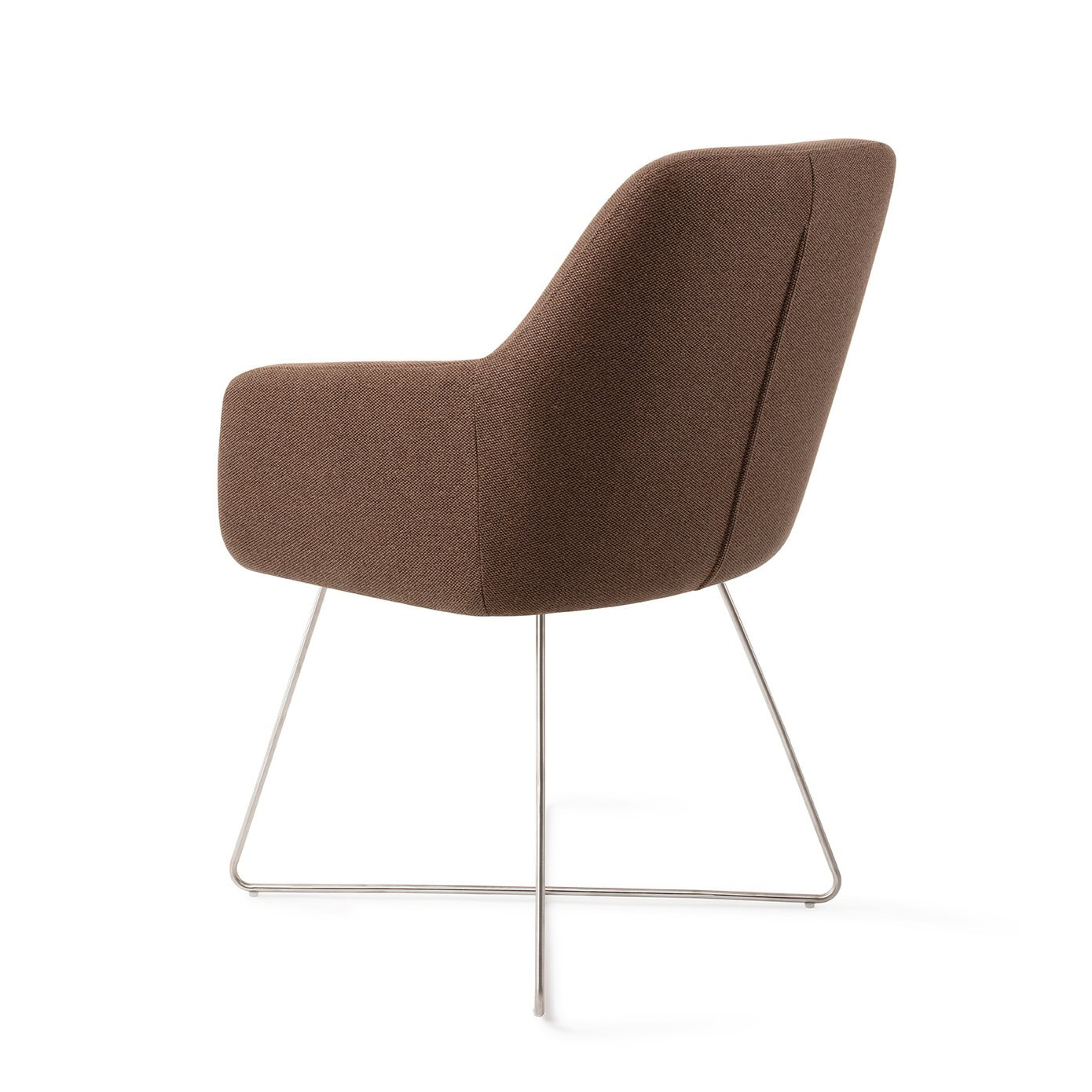Jesper Home Eetkamerstoel 'Hiroo' Cross Steel, kleur Rustic Rye