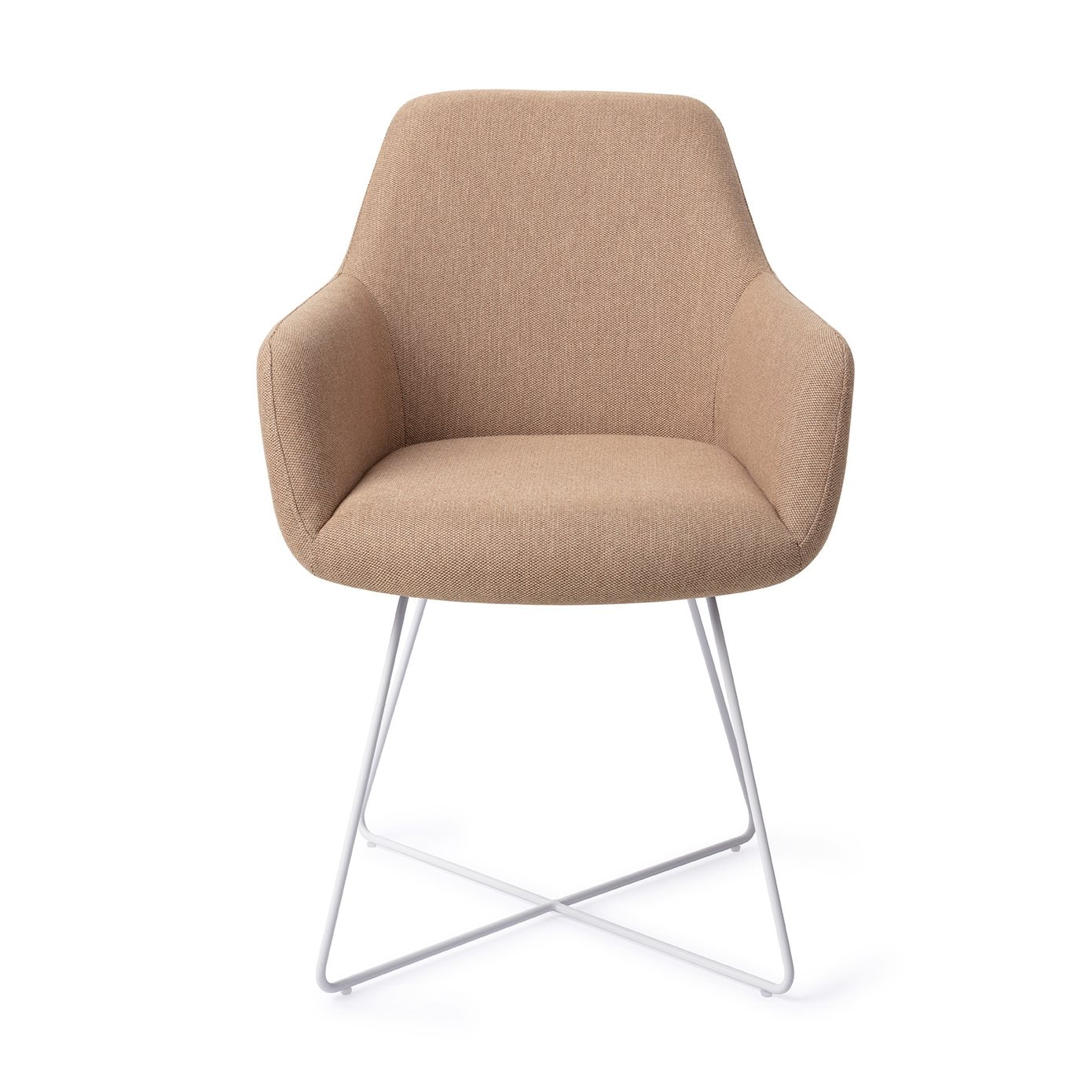 Jesper Home Eetkamerstoel 'Hiroo' Cross White, kleur Whisper Wheat