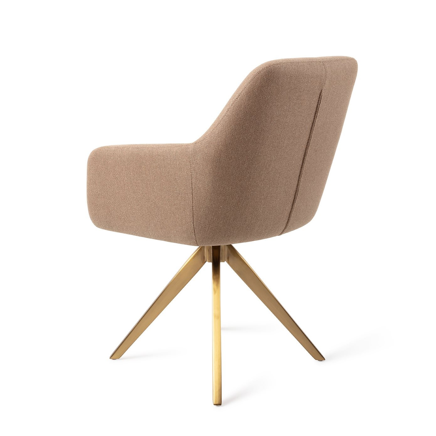 Jesper Home Eetkamerstoel 'Hiroo' Draaibaar, Turn Gold, kleur Whisper Wheat