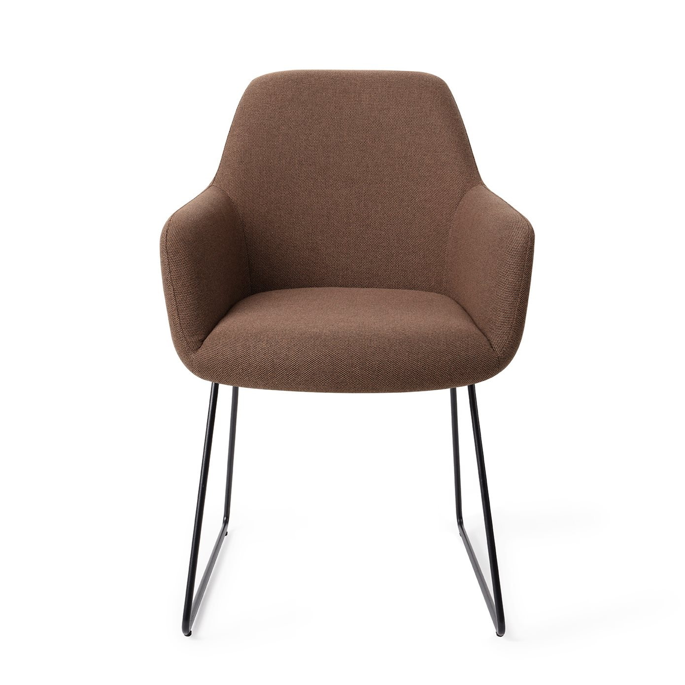 Jesper Home Eetkamerstoel 'Hiroo' Slide Black, kleur Rustic Rye