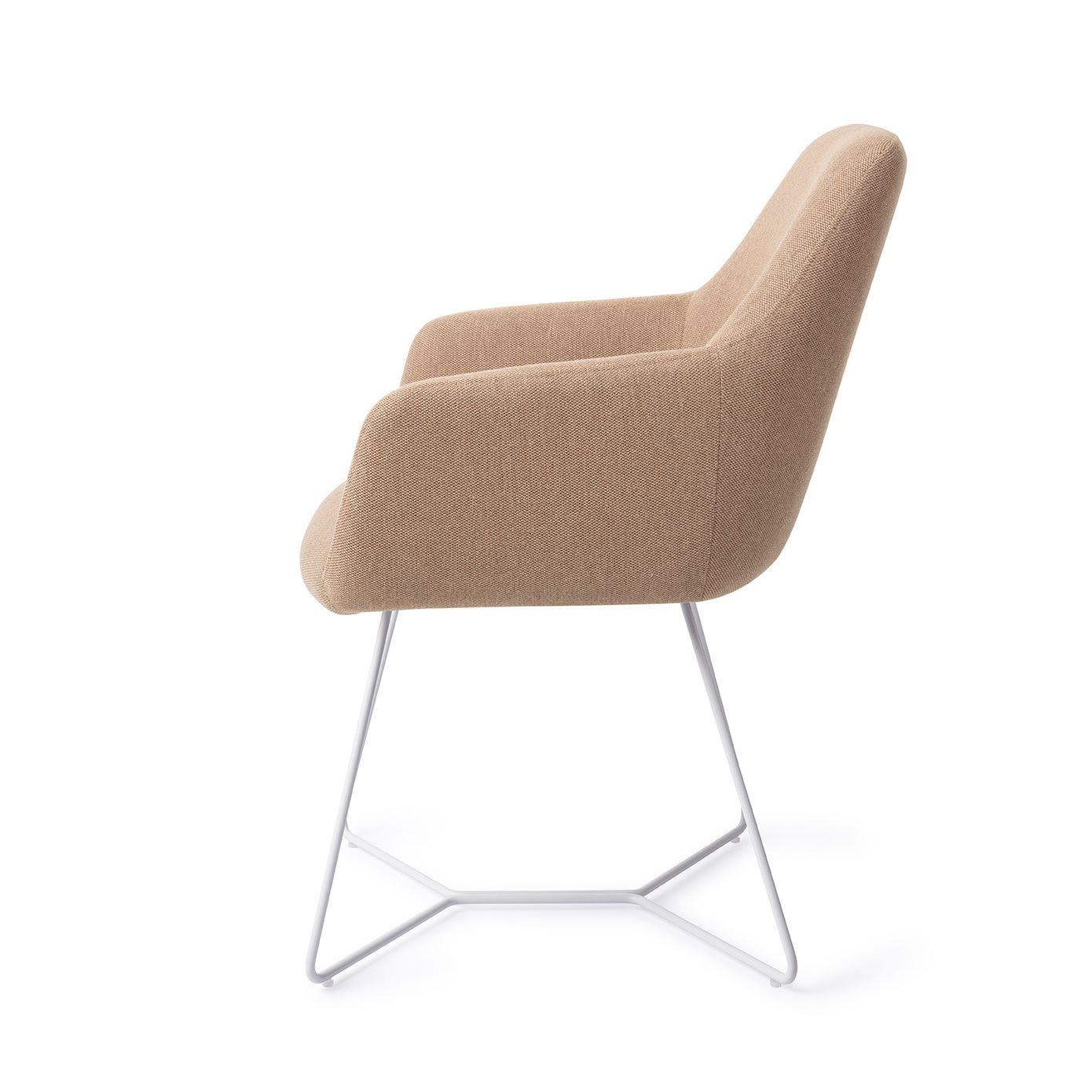 Jesper Home Eetkamerstoel 'Hiroo' Beehive White, kleur Whisper Wheat