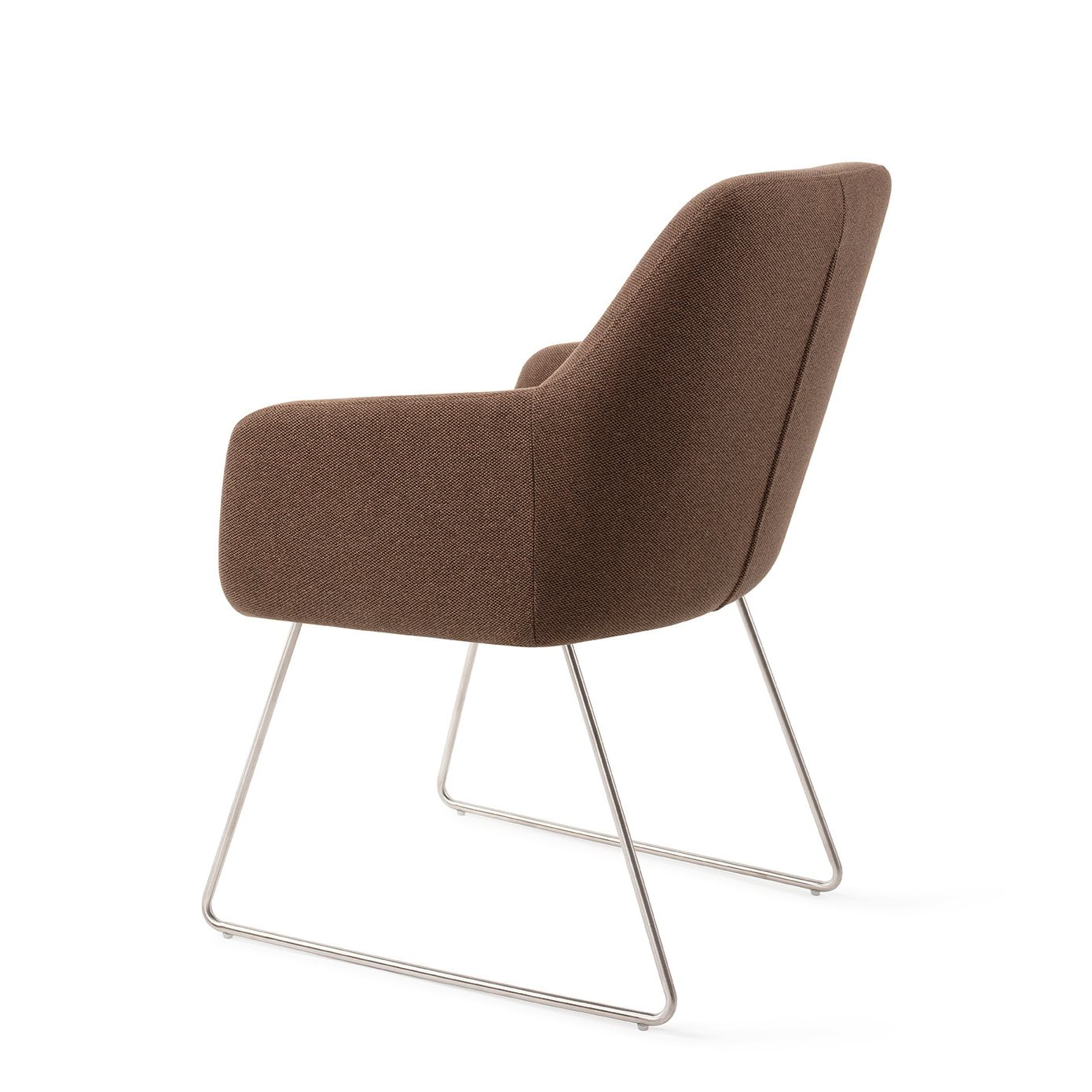Jesper Home Eetkamerstoel 'Hiroo' Slide Steel, kleur Rustic Rye