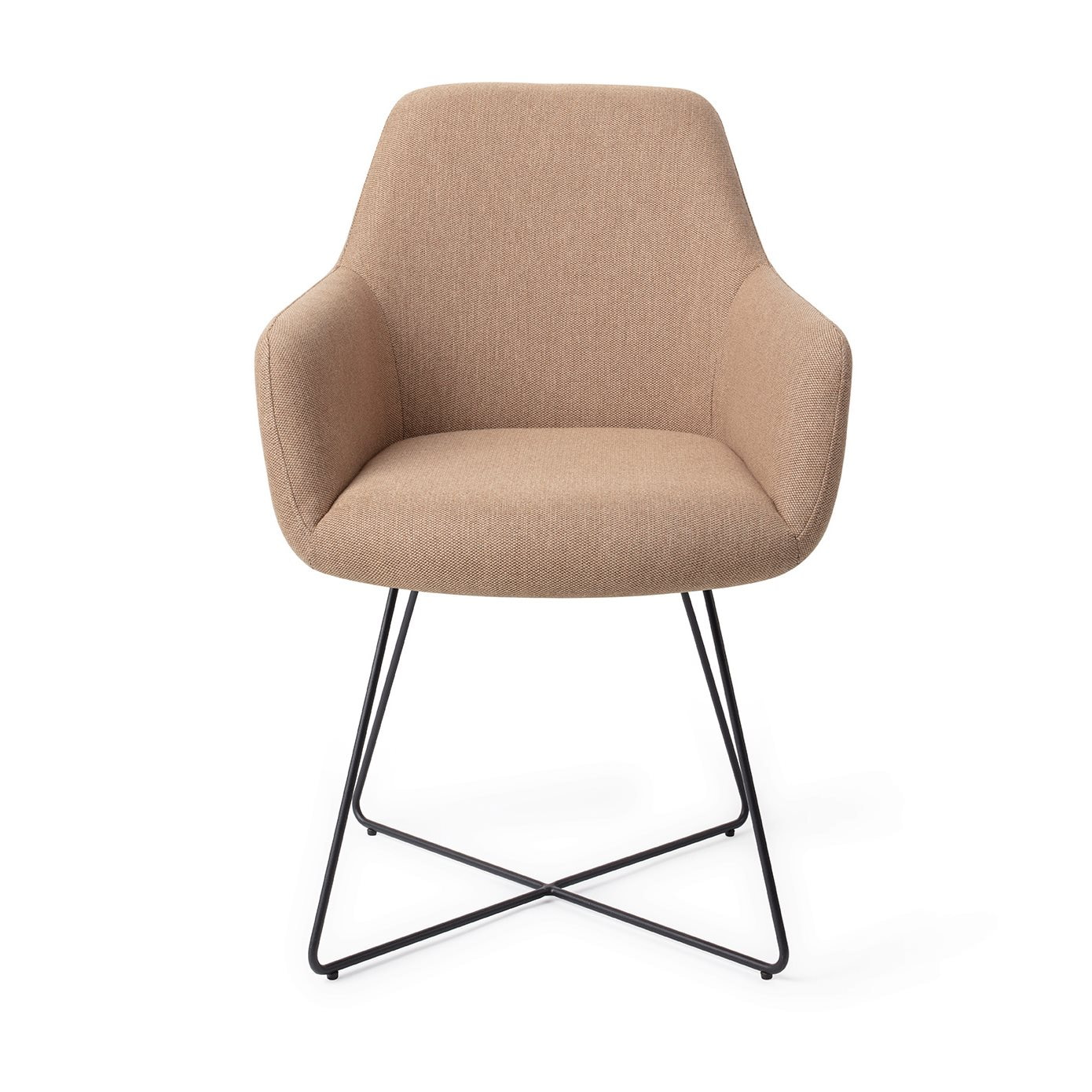 Jesper Home Eetkamerstoel 'Hiroo' Cross Black, kleur Whisper Wheat