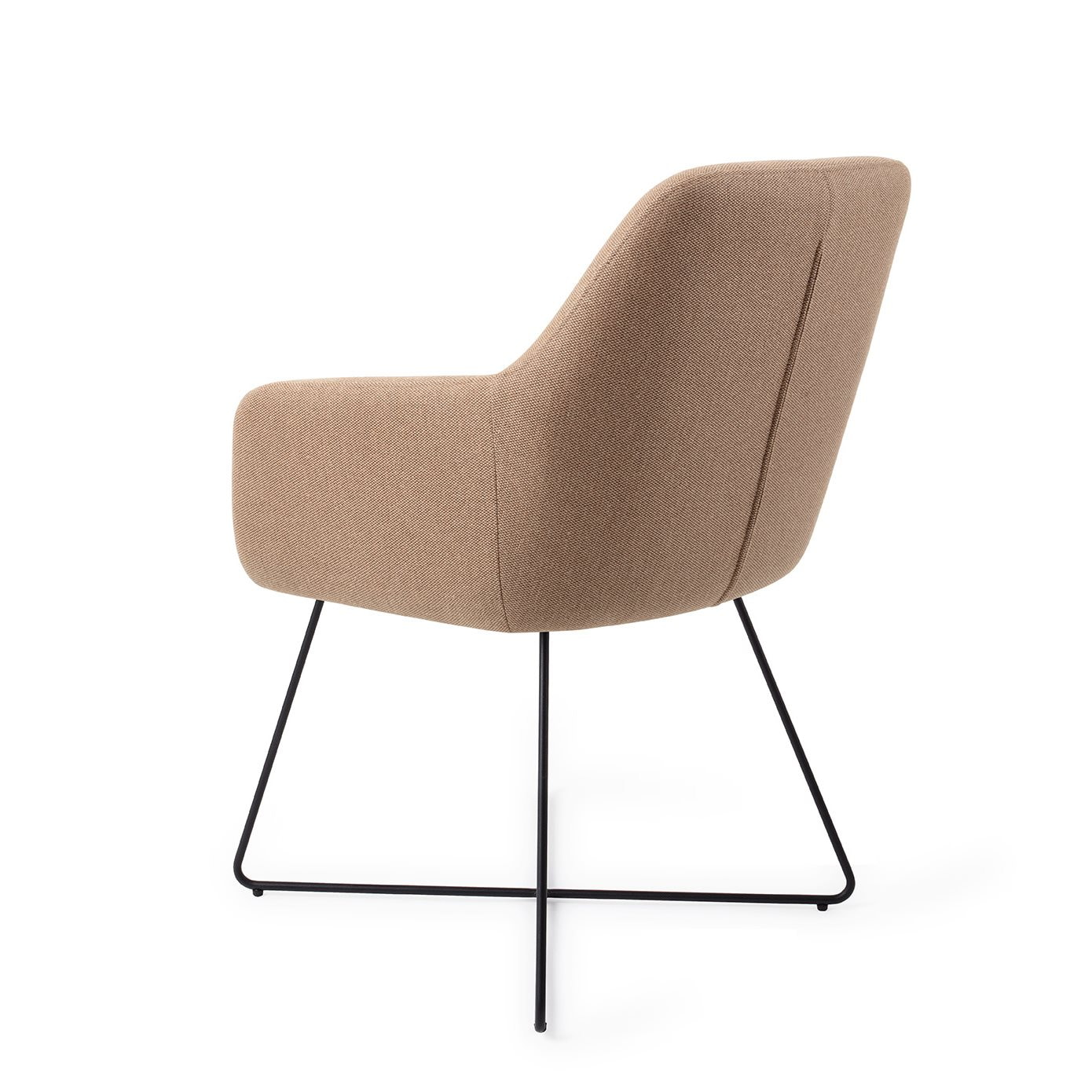 Jesper Home Eetkamerstoel 'Hiroo' Cross Black, kleur Whisper Wheat