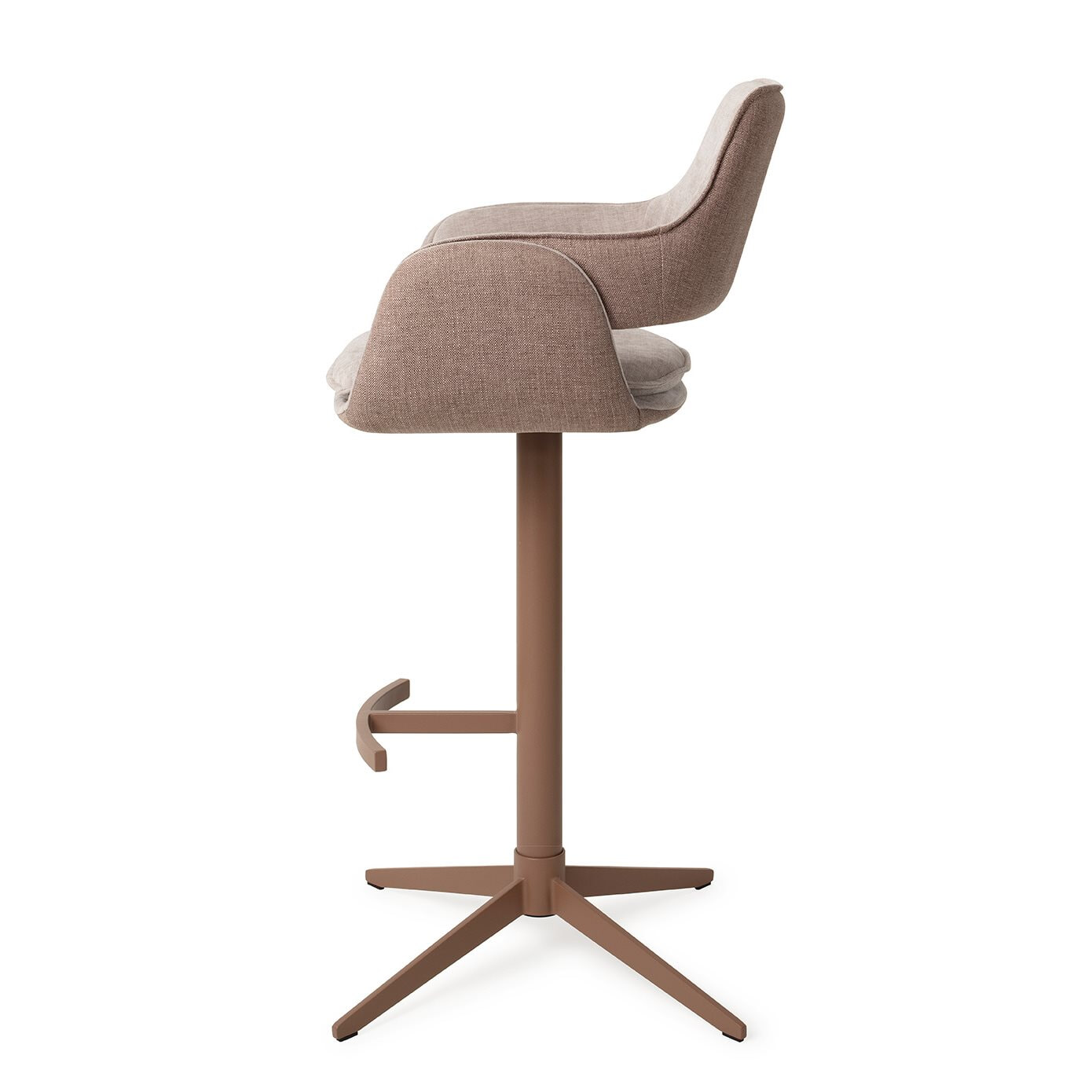 Jesper Home Barkruk 'Oketo' Draaibaar, kleur No Grey Mouse (zithoogte 75cm)