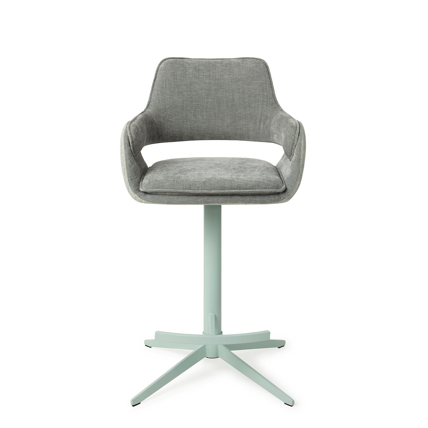 Jesper Home Barkruk 'Oketo' Draaibaar, kleur Green Midori (zithoogte 65cm)