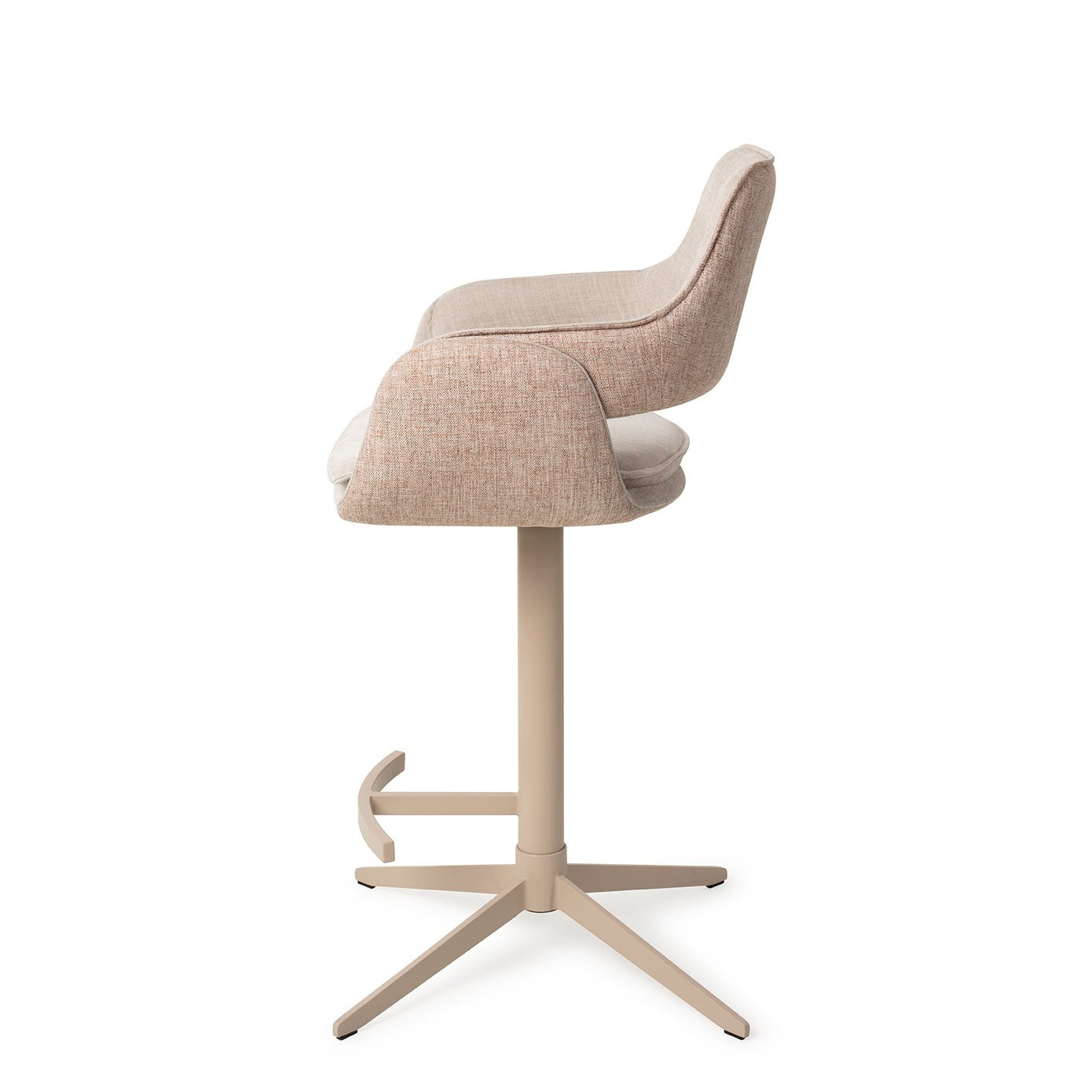 Jesper Home Barkruk 'Oketo' Draaibaar, kleur Driftwood Drive (zithoogte 65cm)