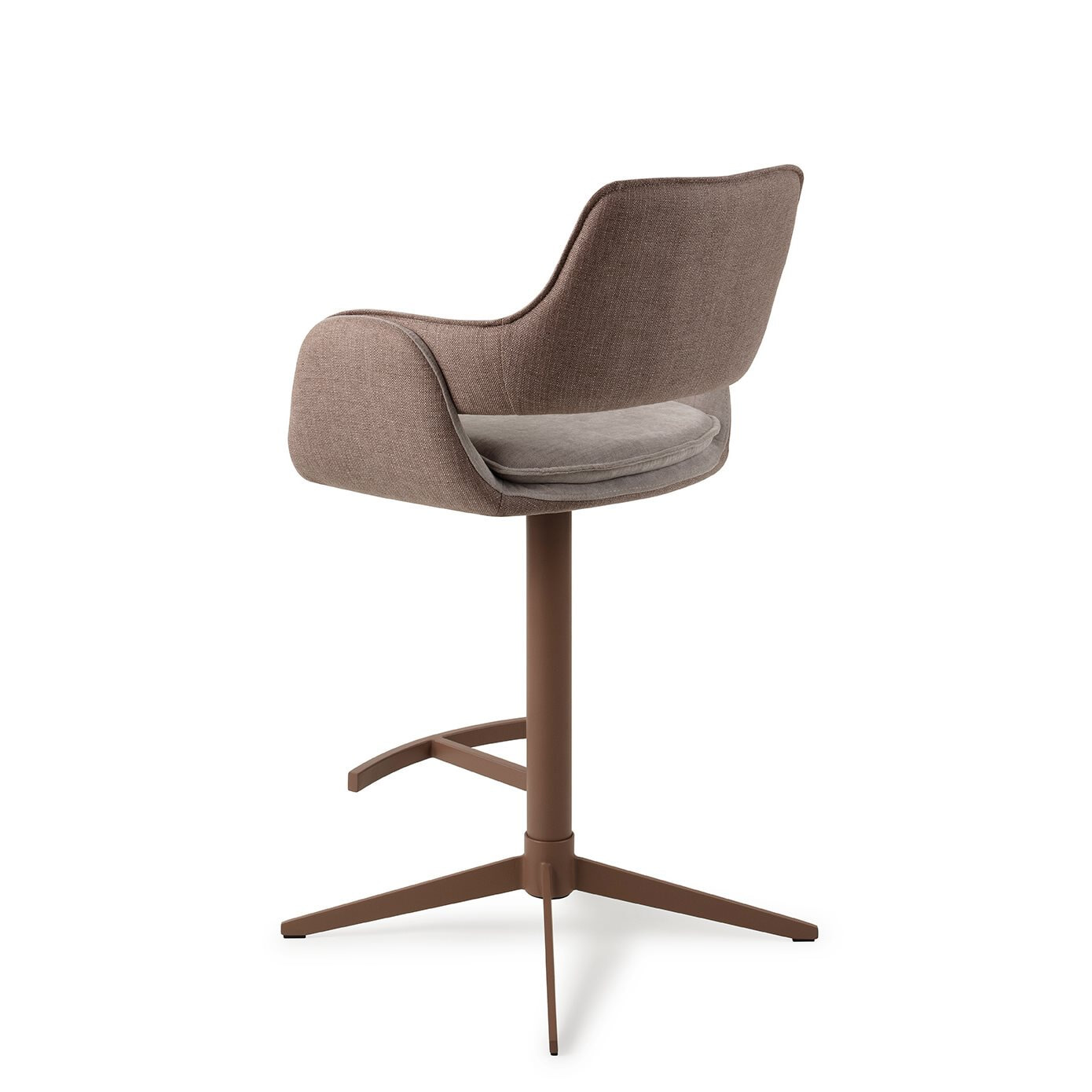 Jesper Home Barkruk 'Oketo' Draaibaar, kleur No Grey Mouse (zithoogte 65cm)