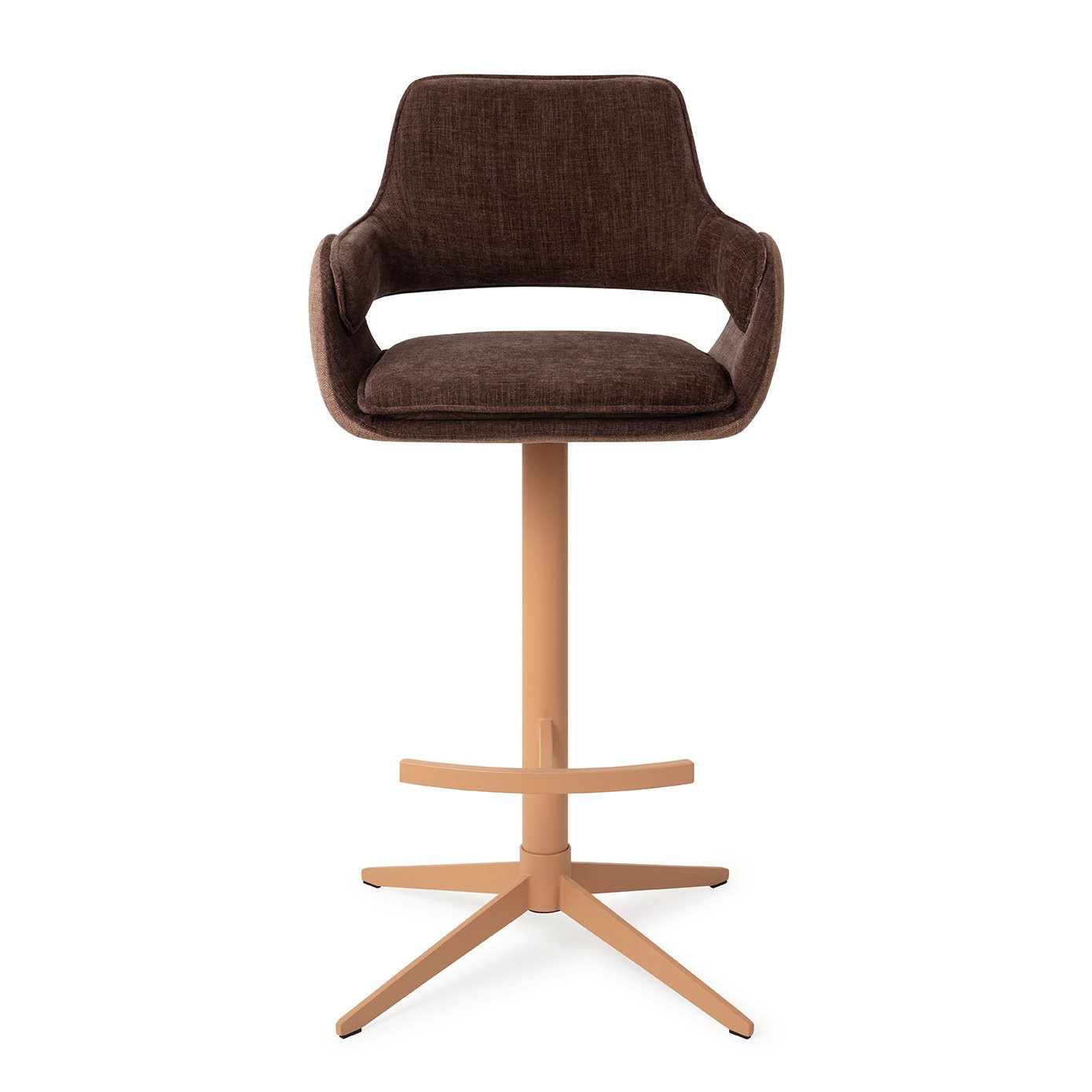 Jesper Home Barkruk 'Oketo' Draaibaar, kleur Chestnut Chase (zithoogte 75cm)