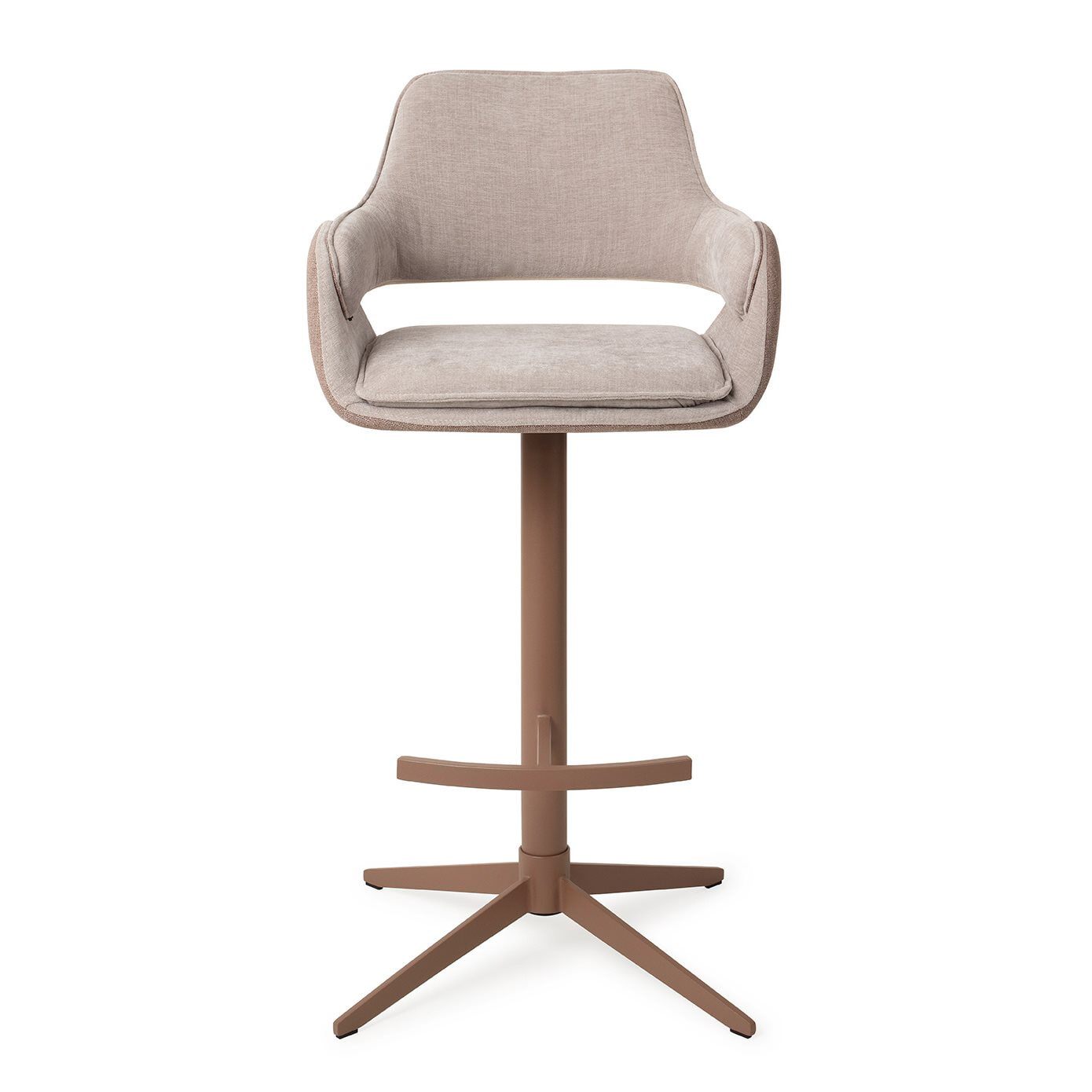 Jesper Home Barkruk 'Oketo' Draaibaar, kleur No Grey Mouse (zithoogte 75cm)