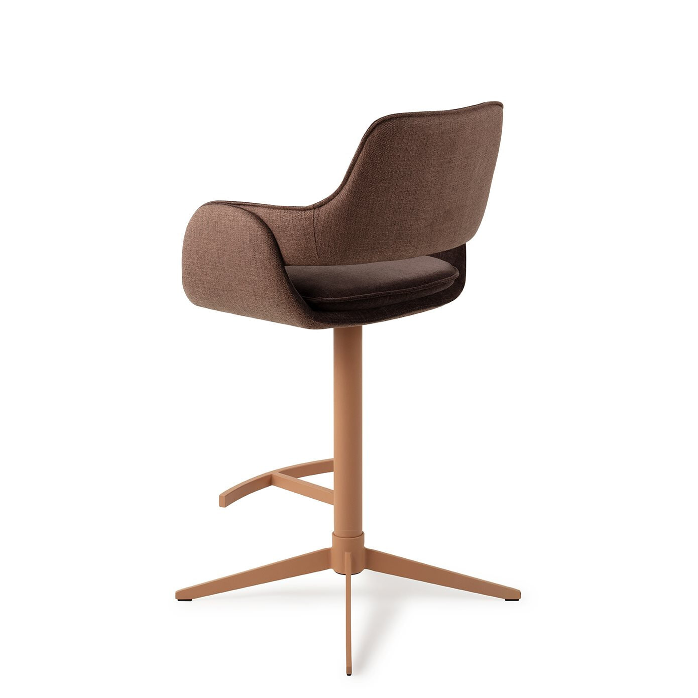 Jesper Home Barkruk 'Oketo' Draaibaar, kleur Chestnut Chase (zithoogte 65cm)
