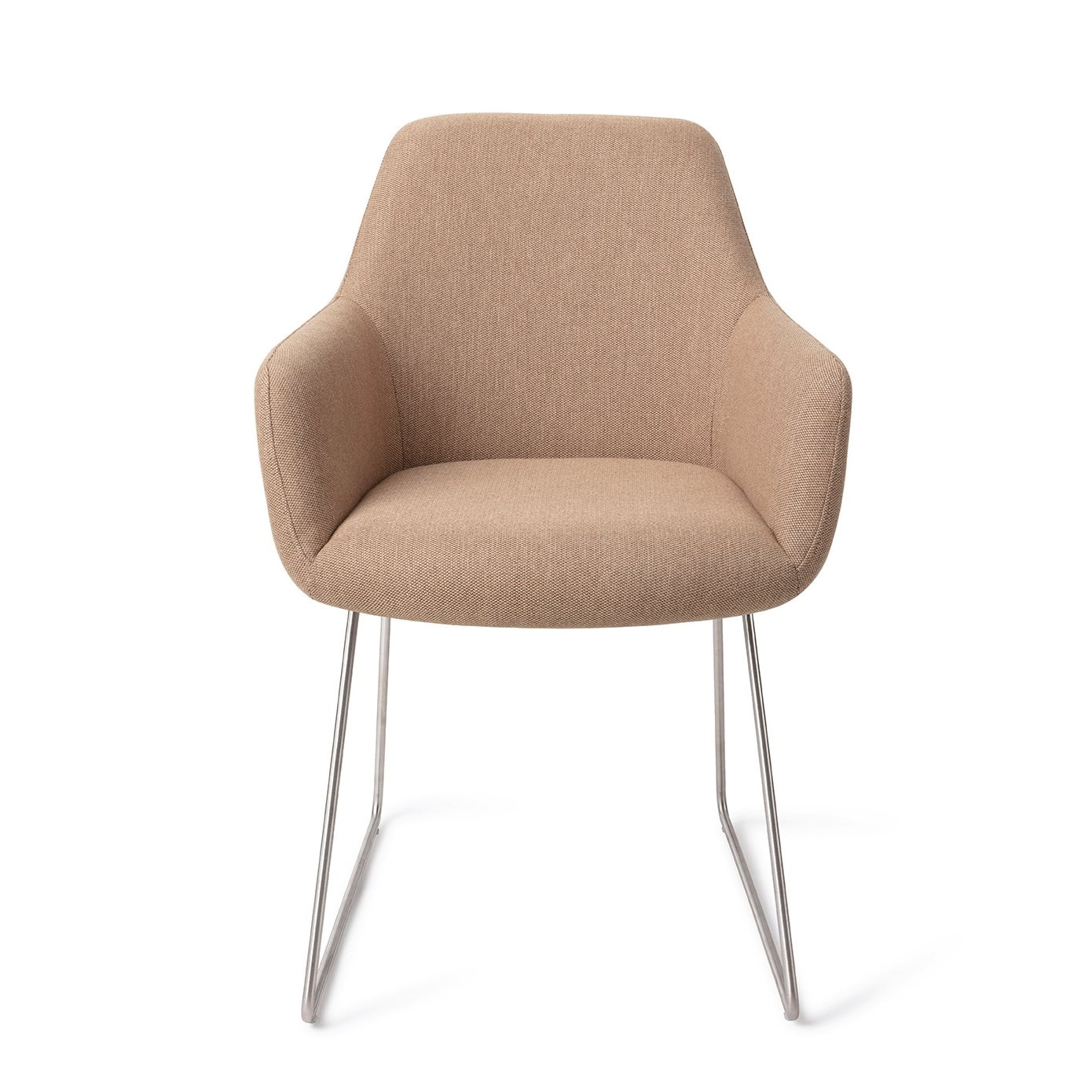 Jesper Home Eetkamerstoel 'Hiroo' Slide Steel, kleur Whisper Wheat