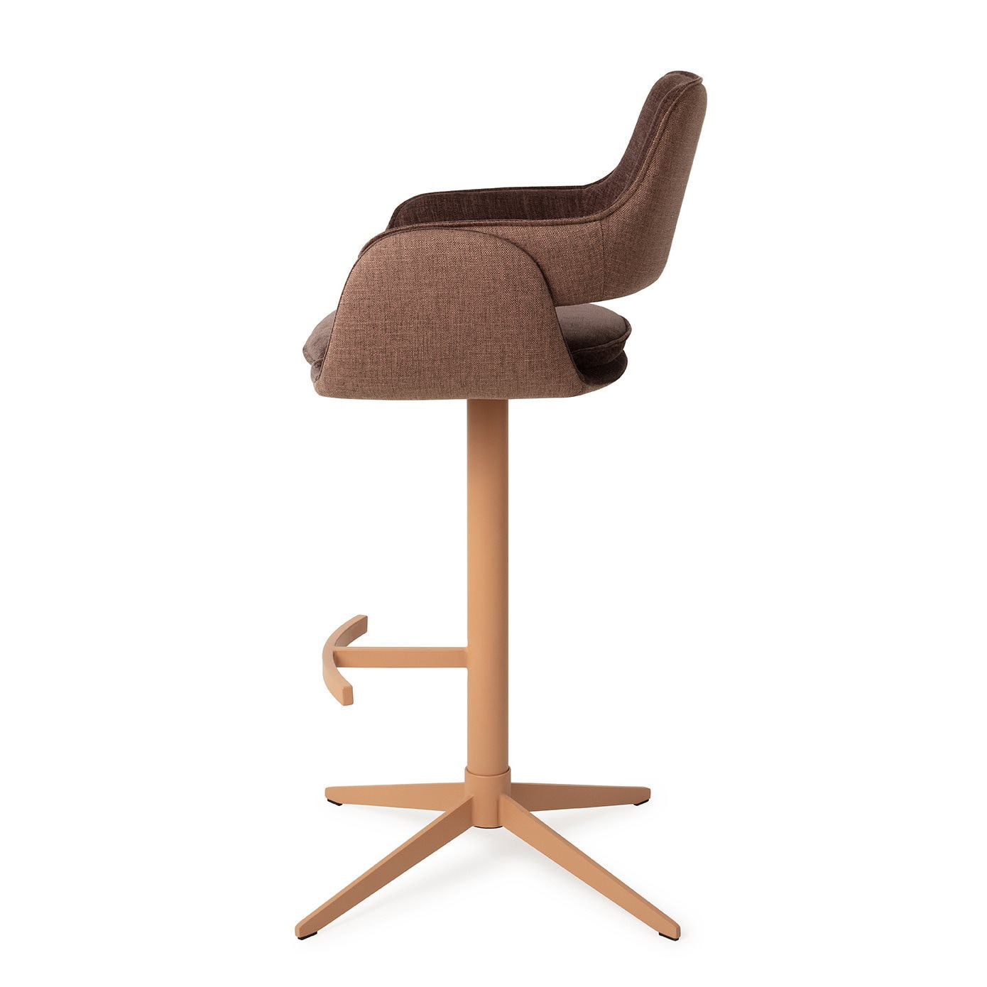 Jesper Home Barkruk 'Oketo' Draaibaar, kleur Chestnut Chase (zithoogte 75cm)