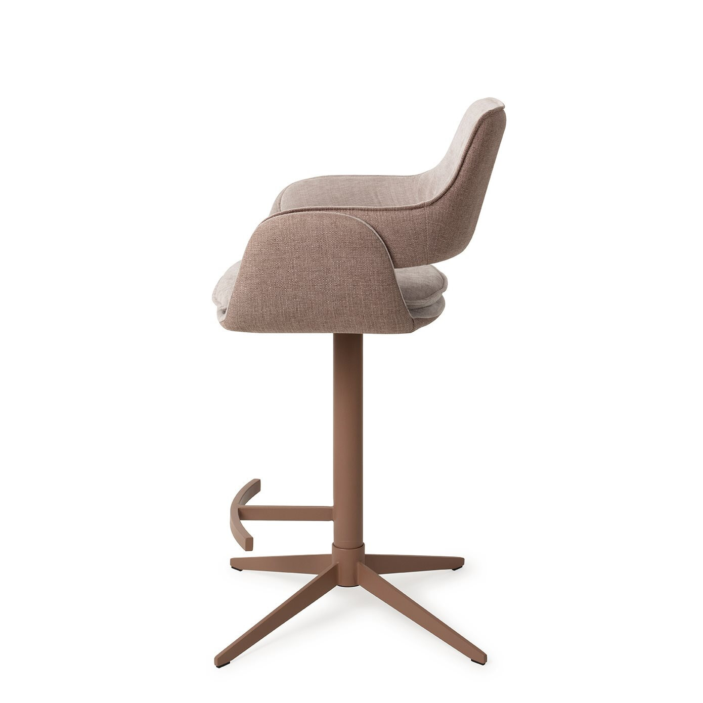 Jesper Home Barkruk 'Oketo' Draaibaar, kleur No Grey Mouse (zithoogte 65cm)