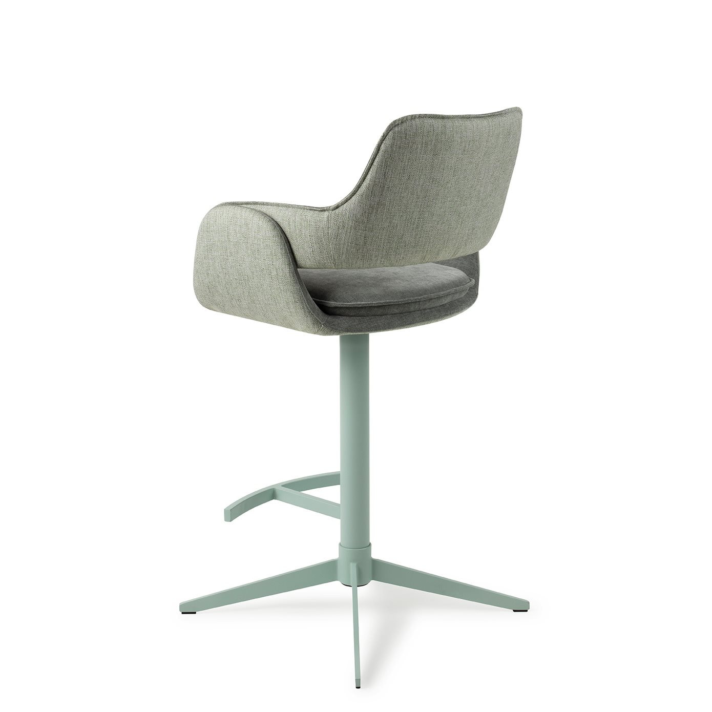 Jesper Home Barkruk 'Oketo' Draaibaar, kleur Green Midori (zithoogte 65cm)