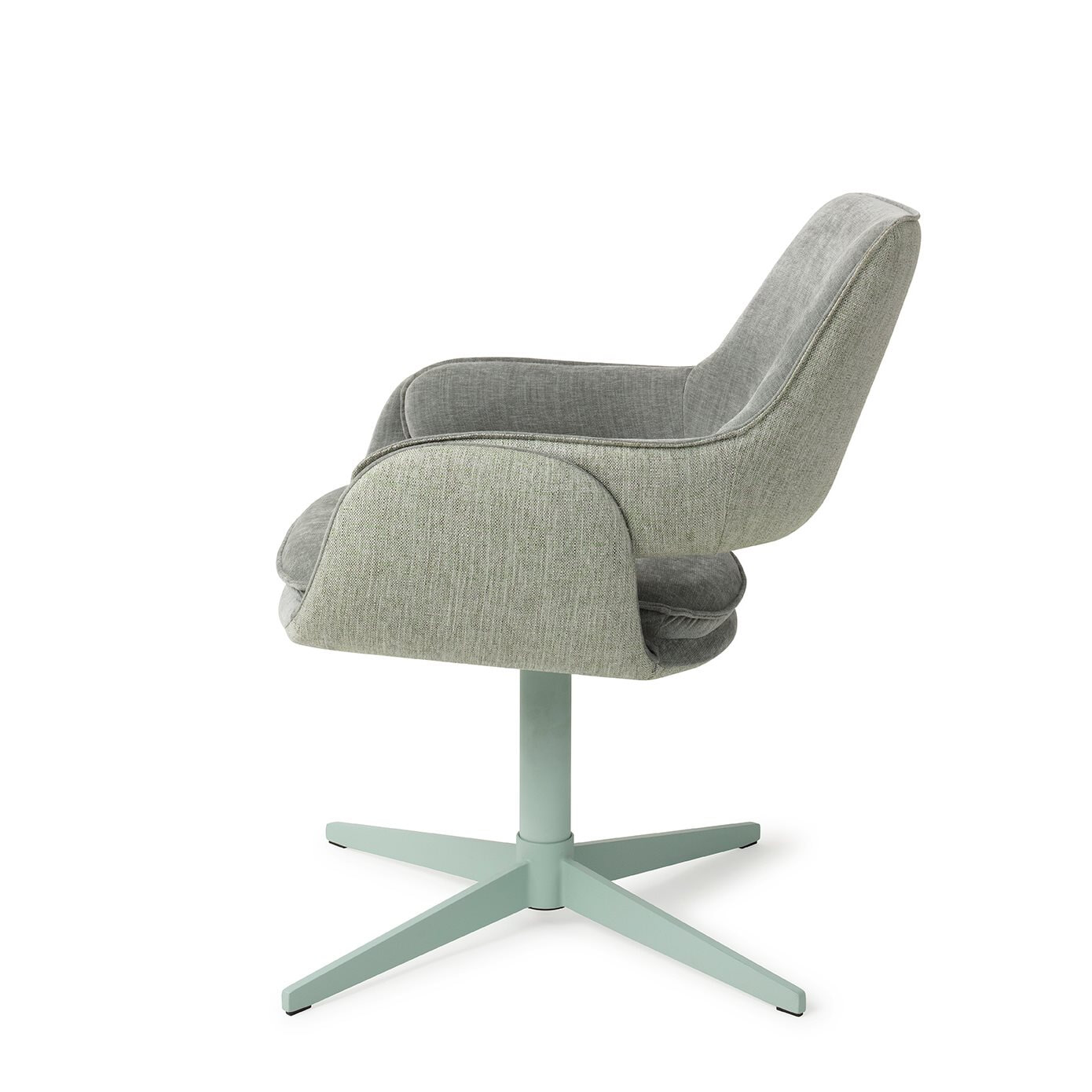 Jesper Home Draaifauteuil 'Oketo' kleur Green Midori
