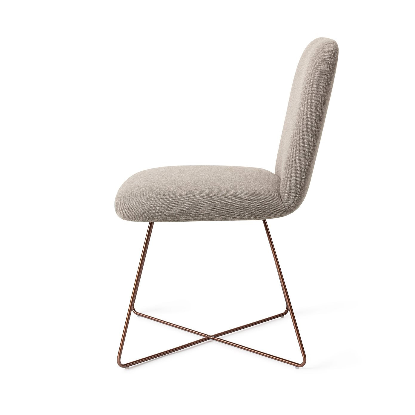 Jesper Home Eetkamerstoel 'Taiwa' Cross Rose, kleur Foggy Fusion
