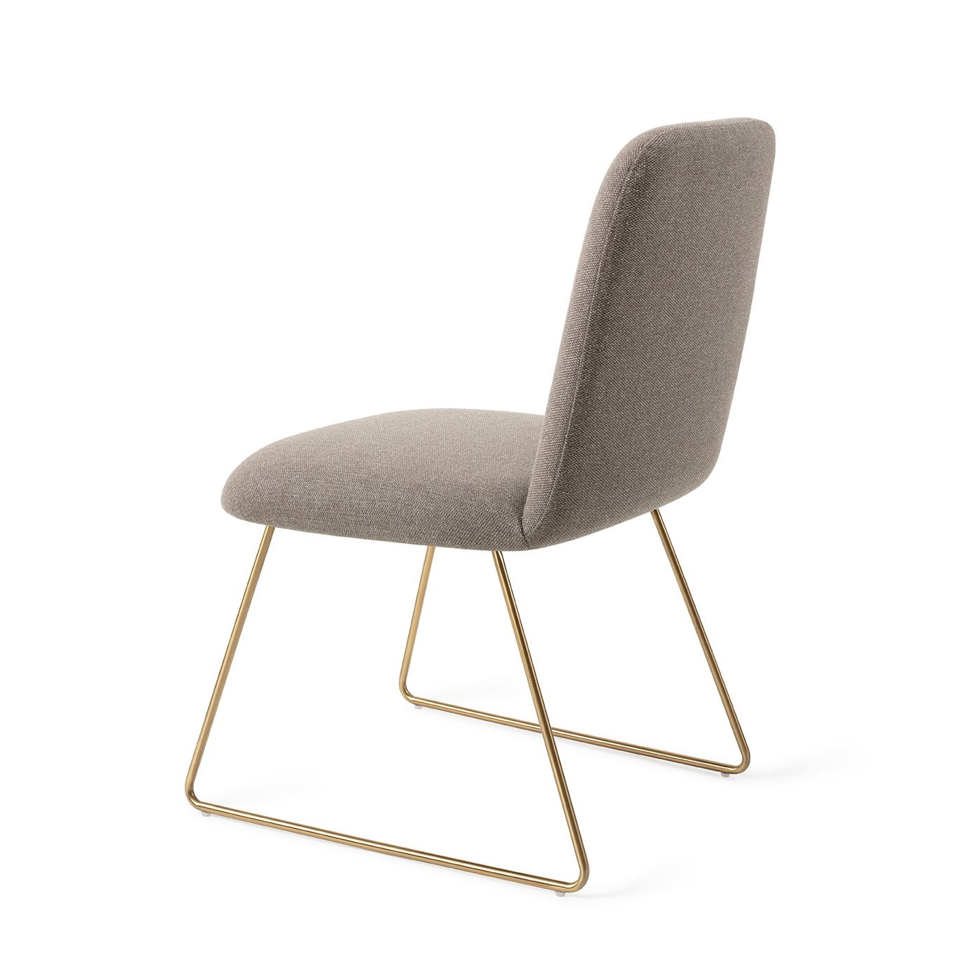 Jesper Home Eetkamerstoel 'Taiwa' Slide Gold, kleur Foggy Fusion