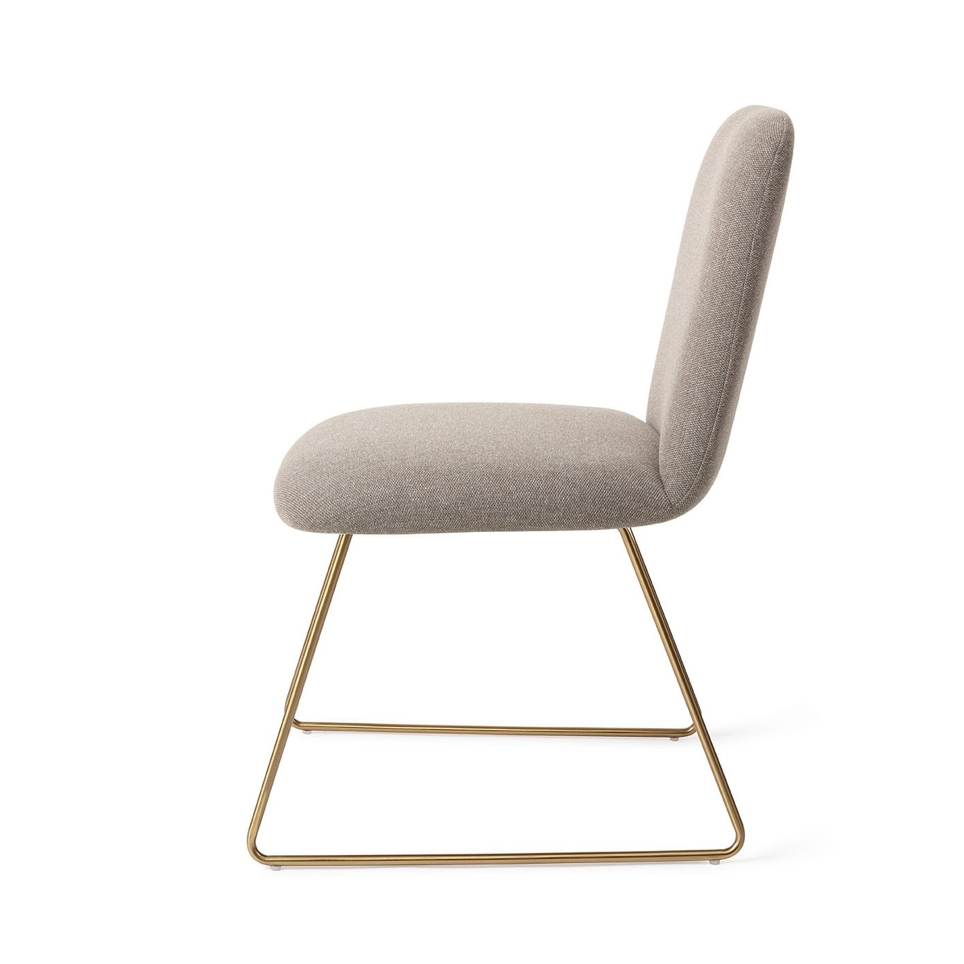 Jesper Home Eetkamerstoel 'Taiwa' Slide Gold, kleur Foggy Fusion