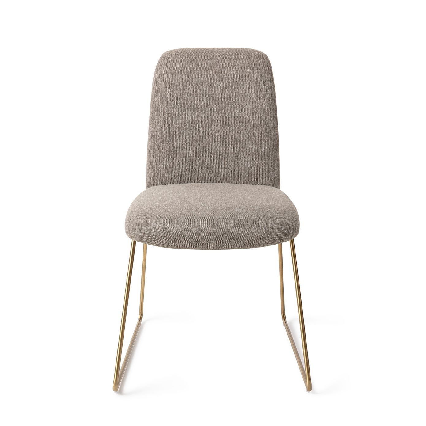 Jesper Home Eetkamerstoel 'Taiwa' Slide Gold, kleur Foggy Fusion