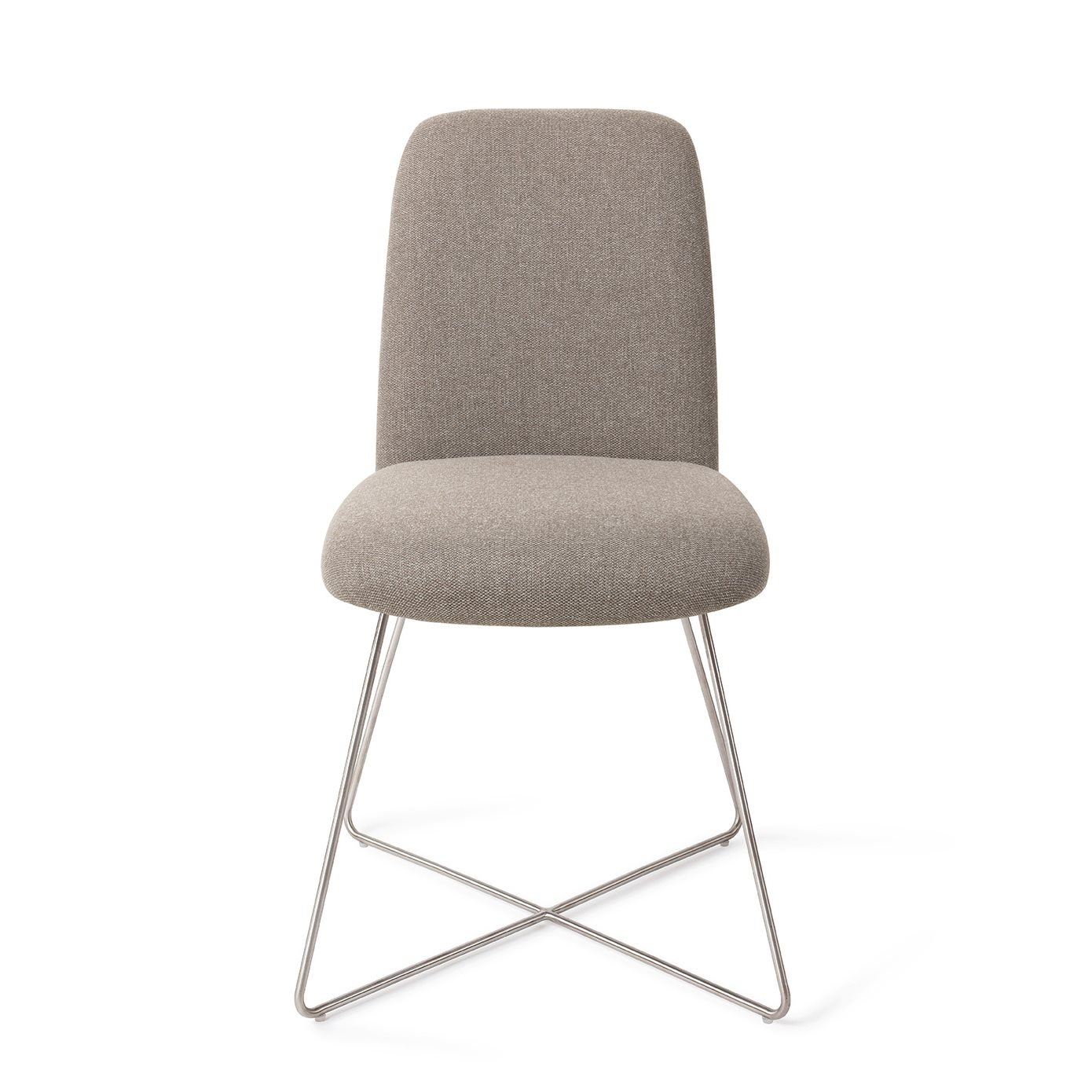 Jesper Home Eetkamerstoel 'Taiwa' Cross Steel, kleur Foggy Fusion