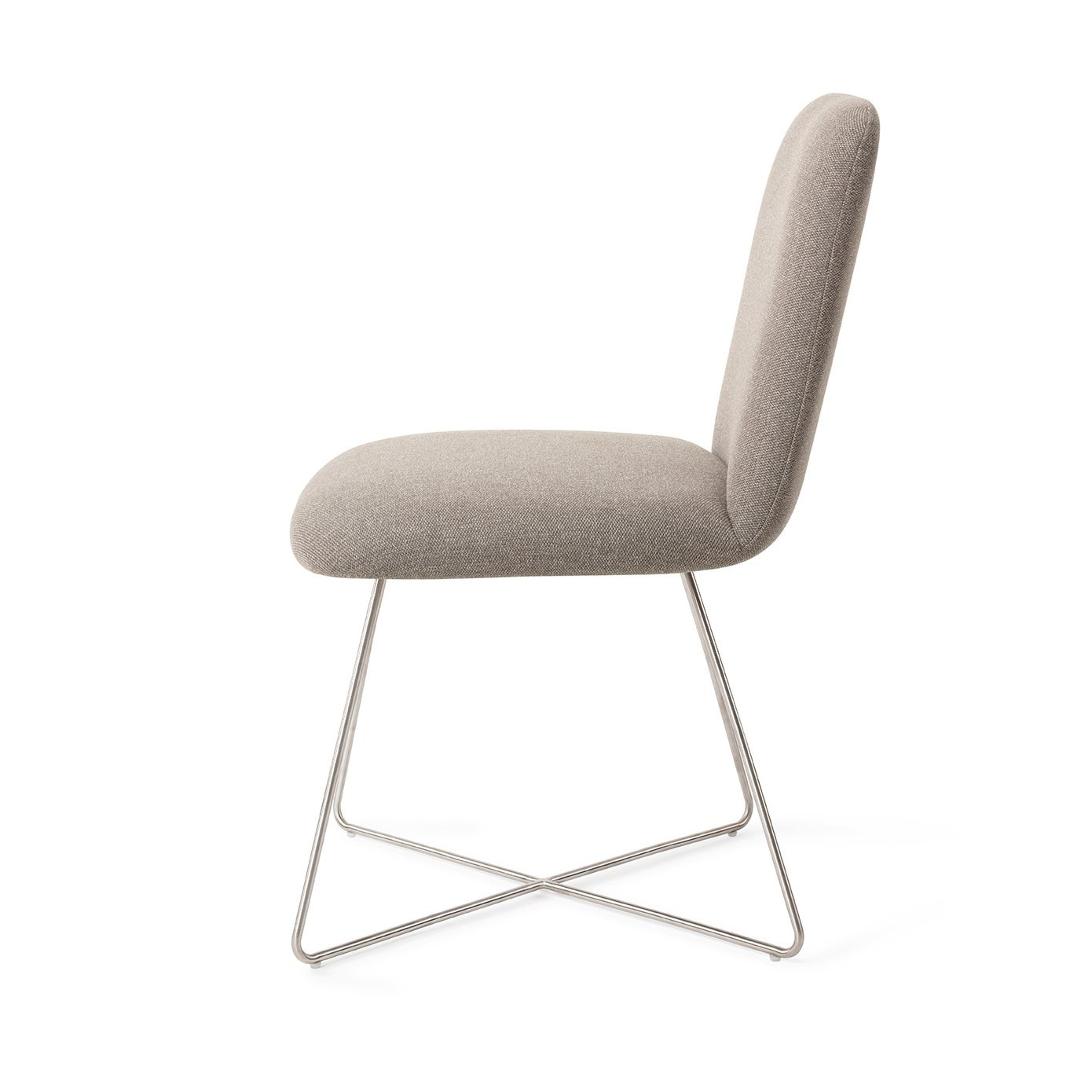 Jesper Home Eetkamerstoel 'Taiwa' Cross Steel, kleur Foggy Fusion