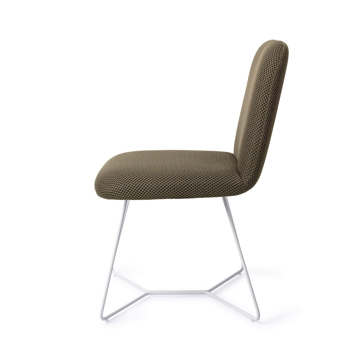 Jesper Home Eetkamerstoel 'Taiwa' Beehive White, kleur Jungle Jewel