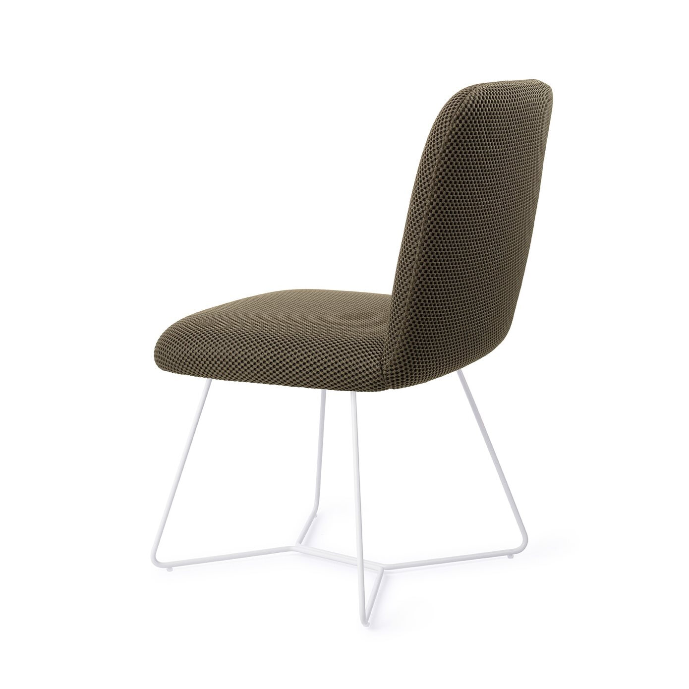 Jesper Home Eetkamerstoel 'Taiwa' Beehive White, kleur Jungle Jewel