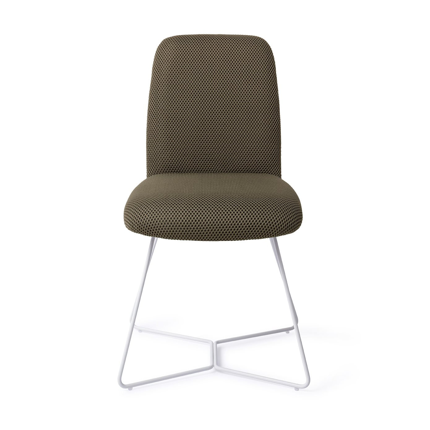 Jesper Home Eetkamerstoel 'Taiwa' Beehive White, kleur Jungle Jewel