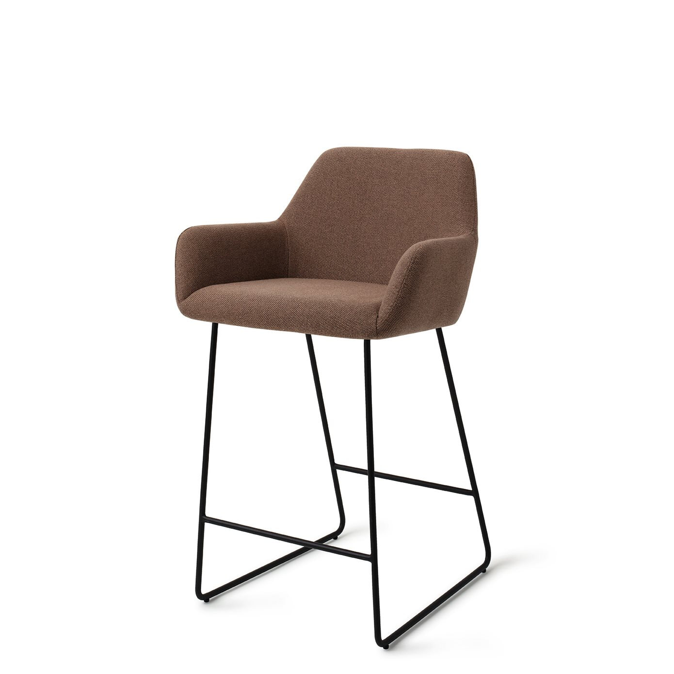 Jesper Home Barkruk Hiroo Slide Black - Rustic Rye (zithoogte 65cm)