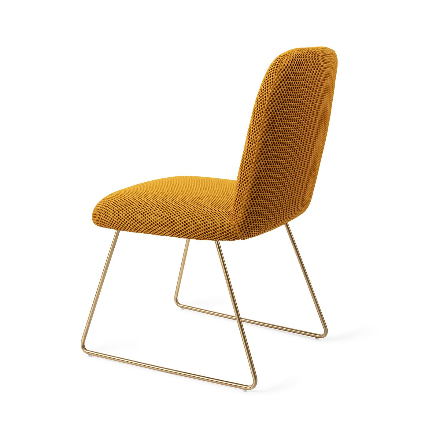 Jesper Home Eetkamerstoel 'Taiwa' Slide Gold, kleur Groovy Garam