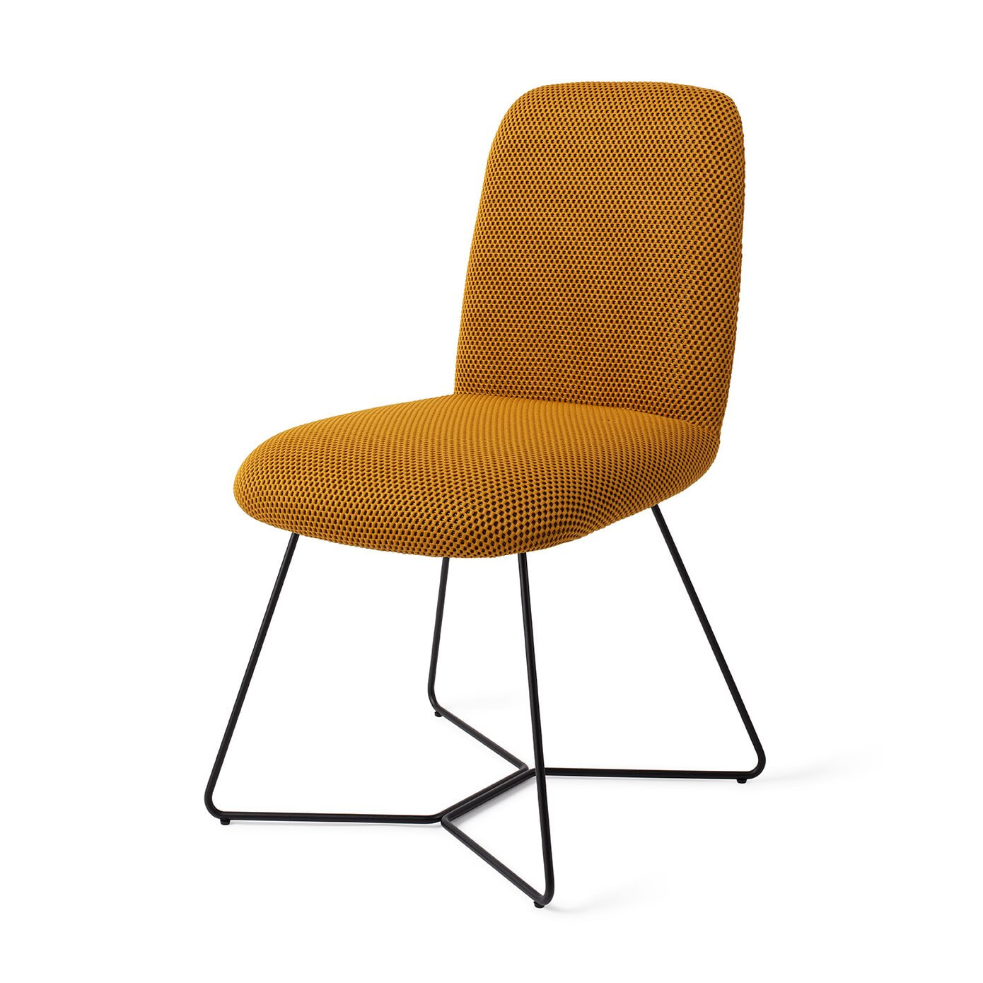 Jesper Home Eetkamerstoel 'Taiwa' Beehive Black, kleur Groovy Garam