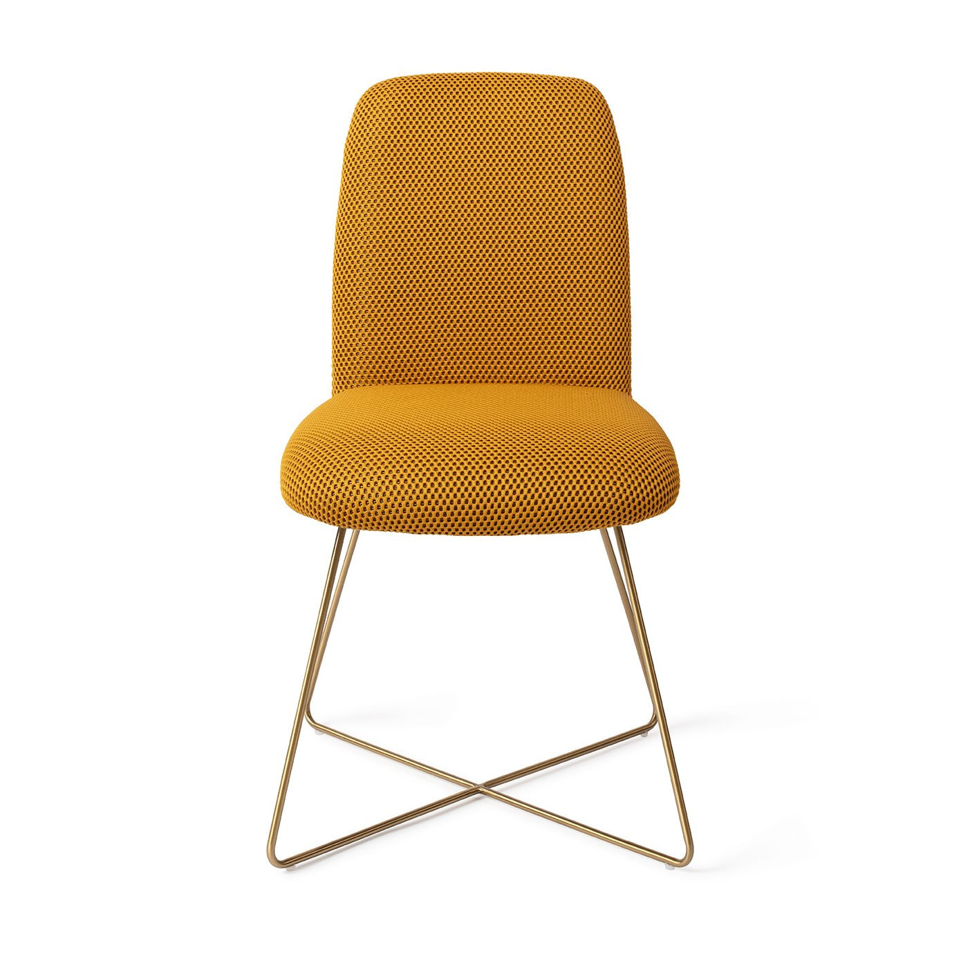 Jesper Home Eetkamerstoel 'Taiwa' Cross Gold, kleur Groovy Garam