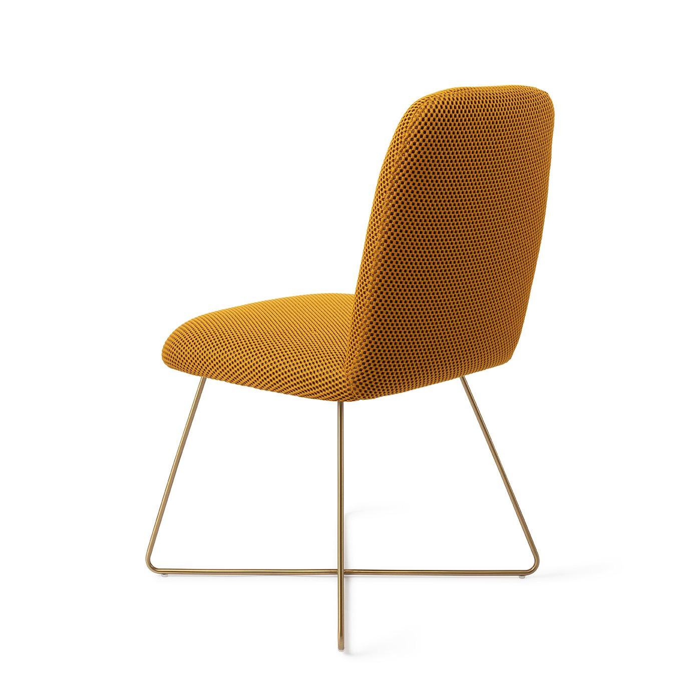 Jesper Home Eetkamerstoel 'Taiwa' Cross Gold, kleur Groovy Garam