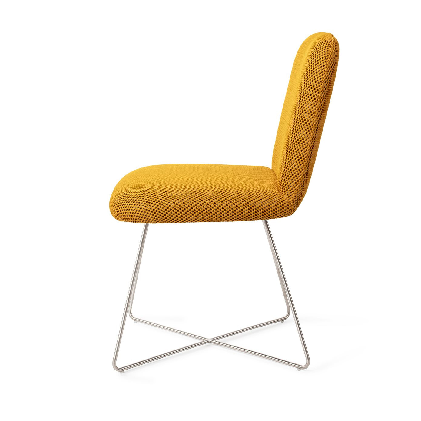 Jesper Home Eetkamerstoel 'Taiwa' Cross Steel, kleur Groovy Garam