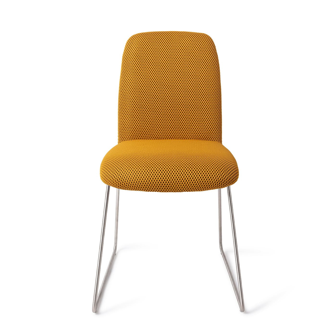 Jesper Home Eetkamerstoel 'Taiwa' Slide Steel, kleur Groovy Garam