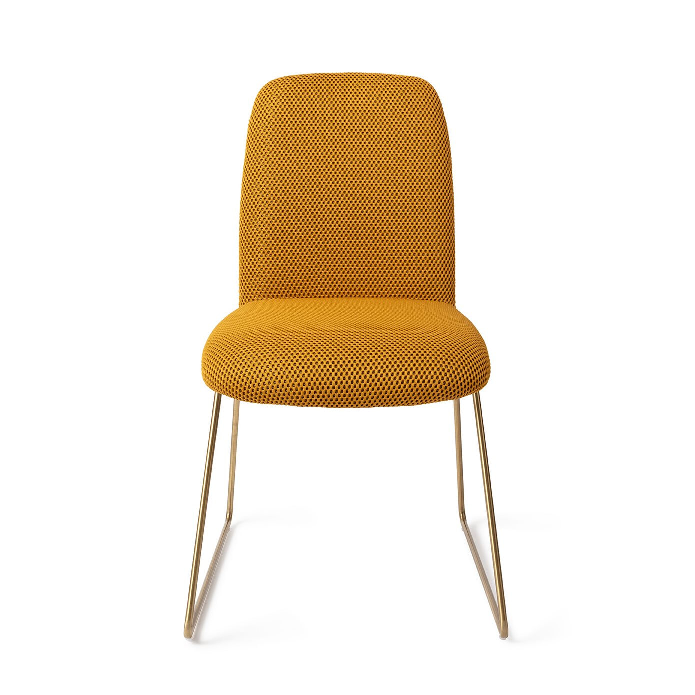 Jesper Home Eetkamerstoel 'Taiwa' Slide Gold, kleur Groovy Garam
