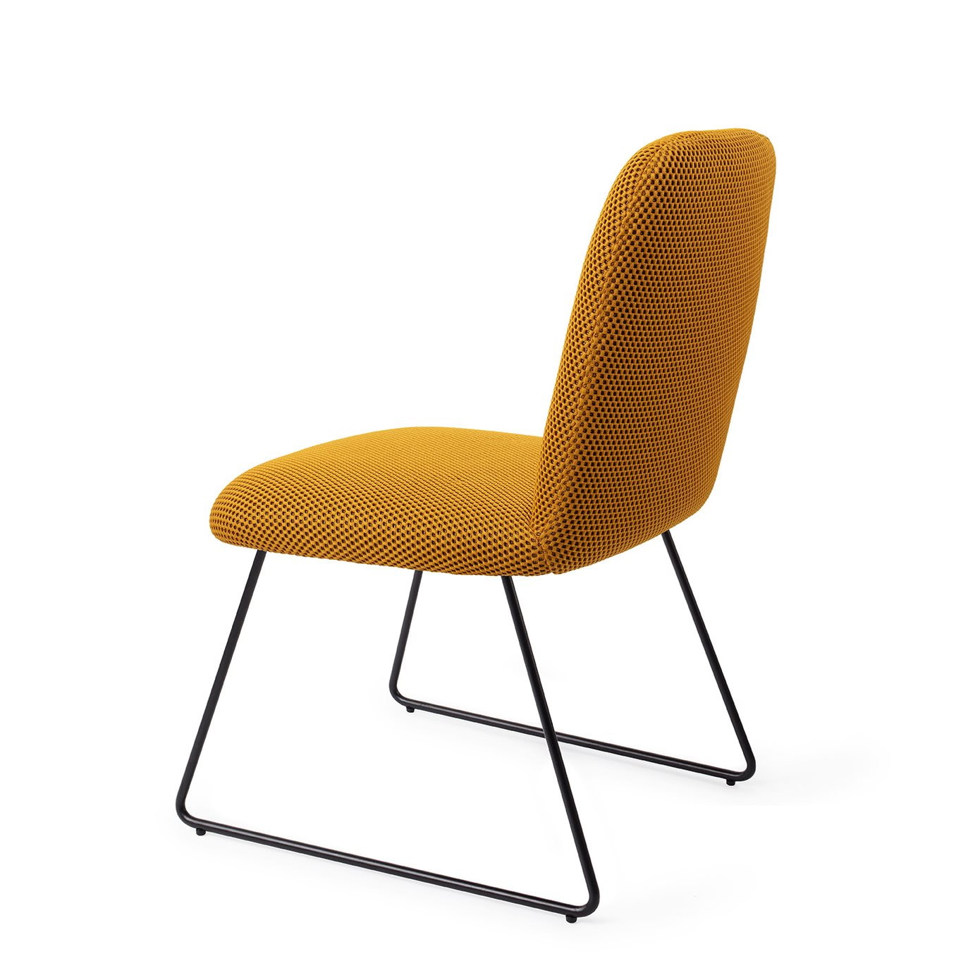 Jesper Home Eetkamerstoel 'Taiwa' Slide Black, kleur Groovy Garam