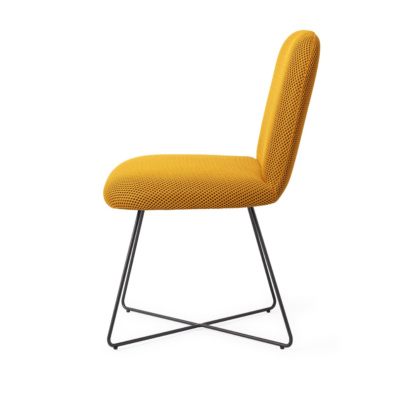 Jesper Home Eetkamerstoel 'Taiwa' Cross Black, kleur Groovy Garam